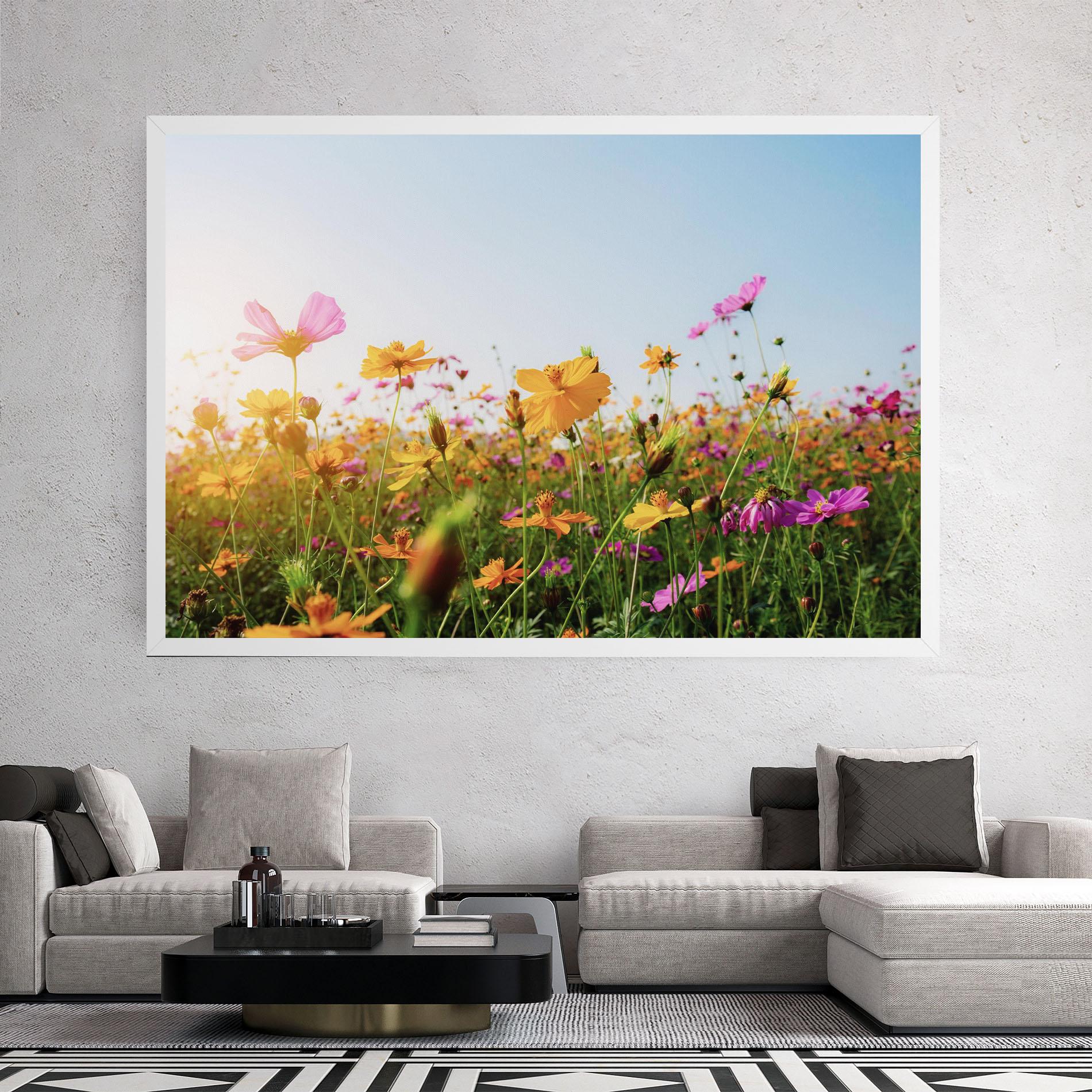 Tablou Canvas Cosmos Field Sunset mockup 2