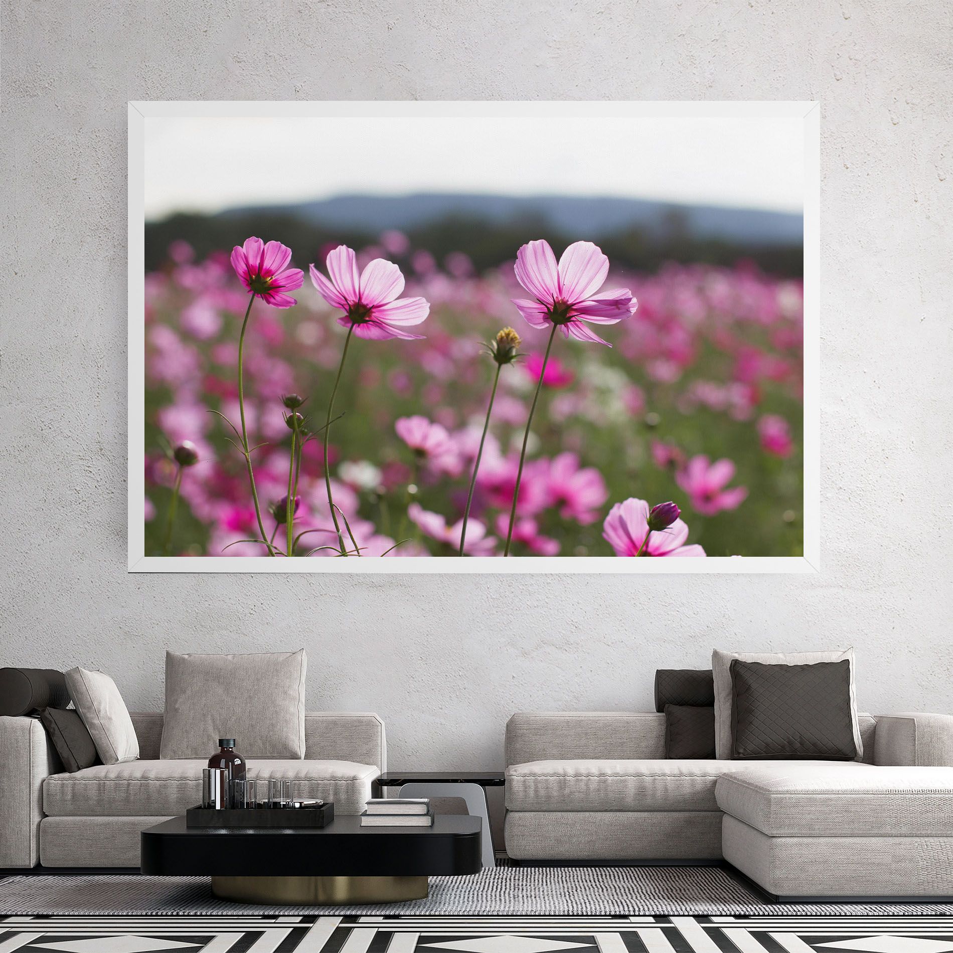 Cosmos Flower mockup 2