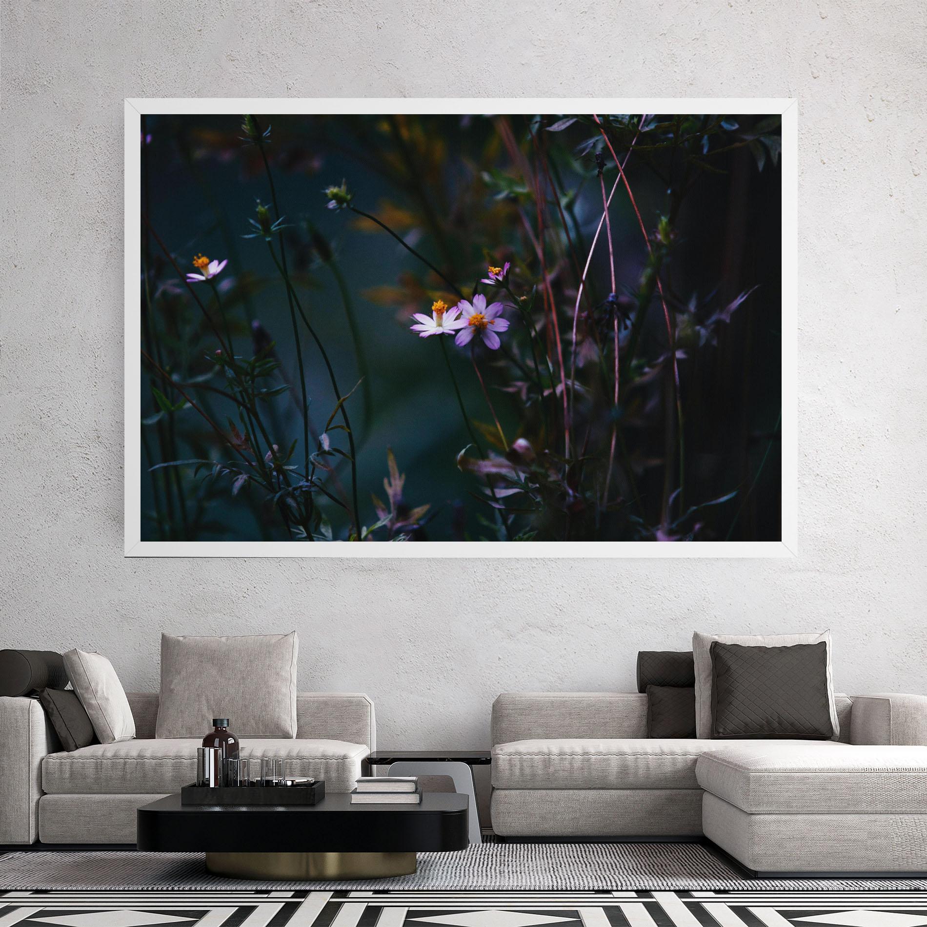 Tablou Canvas Night Flowers mockup 2