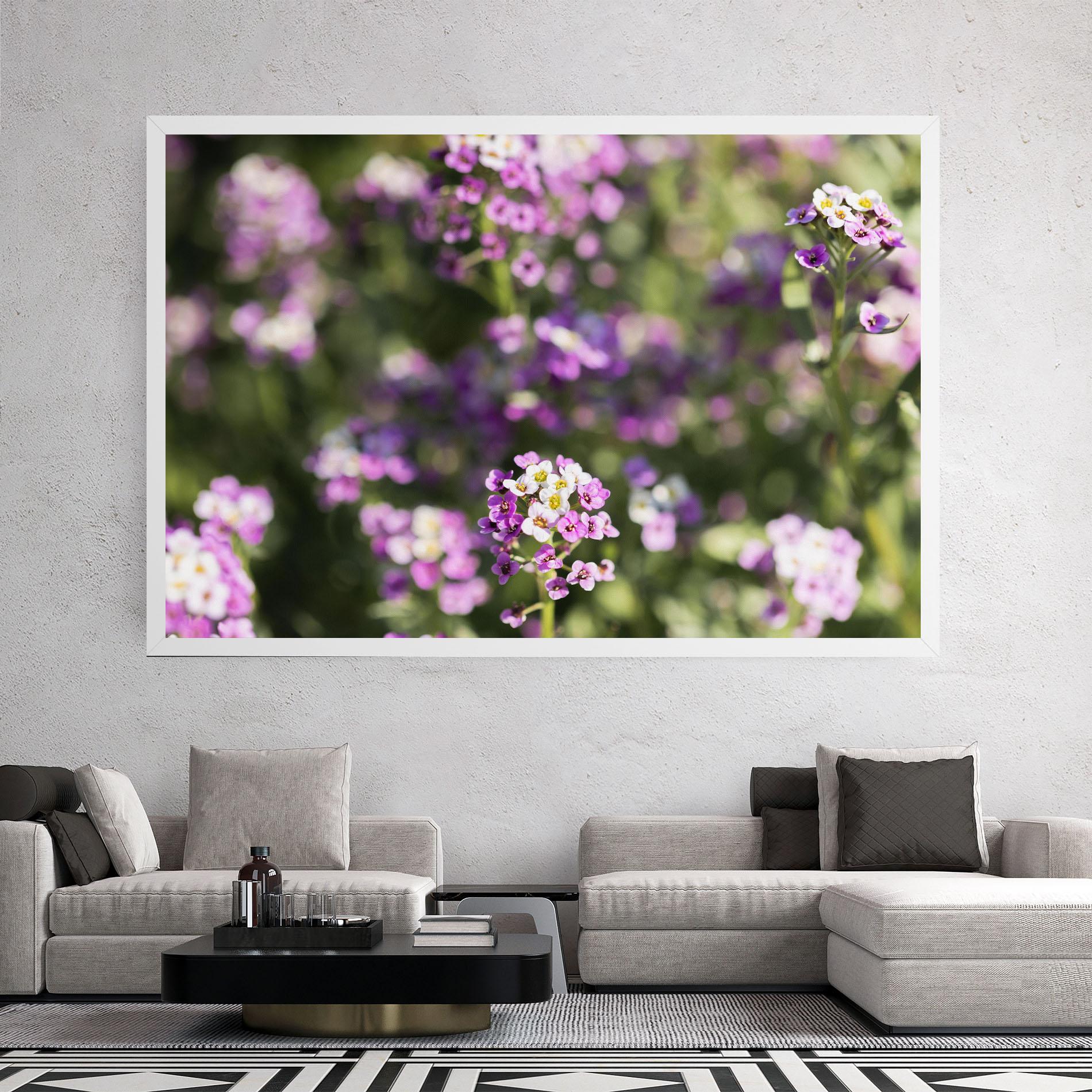 Tablou Canvas Wild Purple Field mockup 2