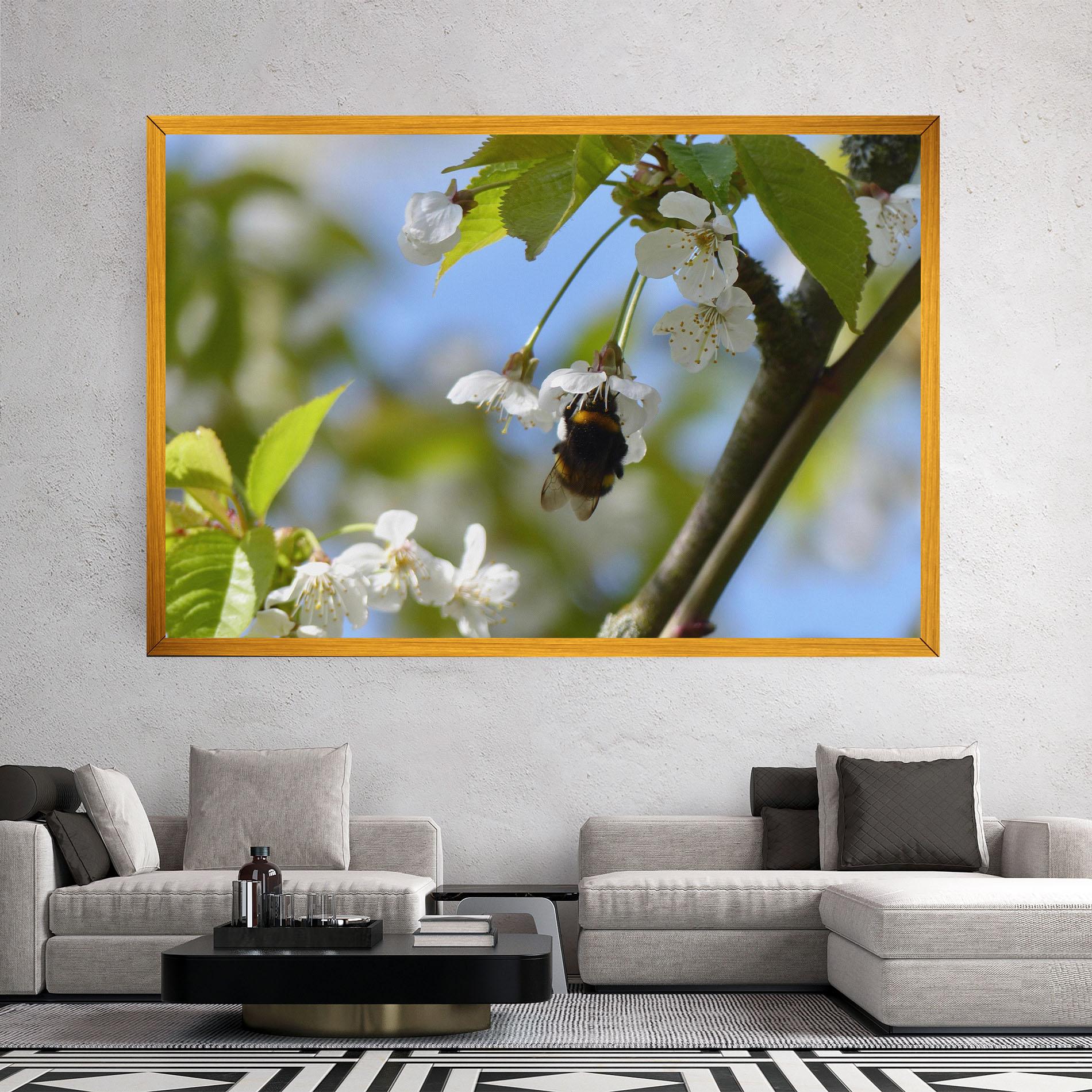 Tablou Canvas Bee Wild Tree mockup 2