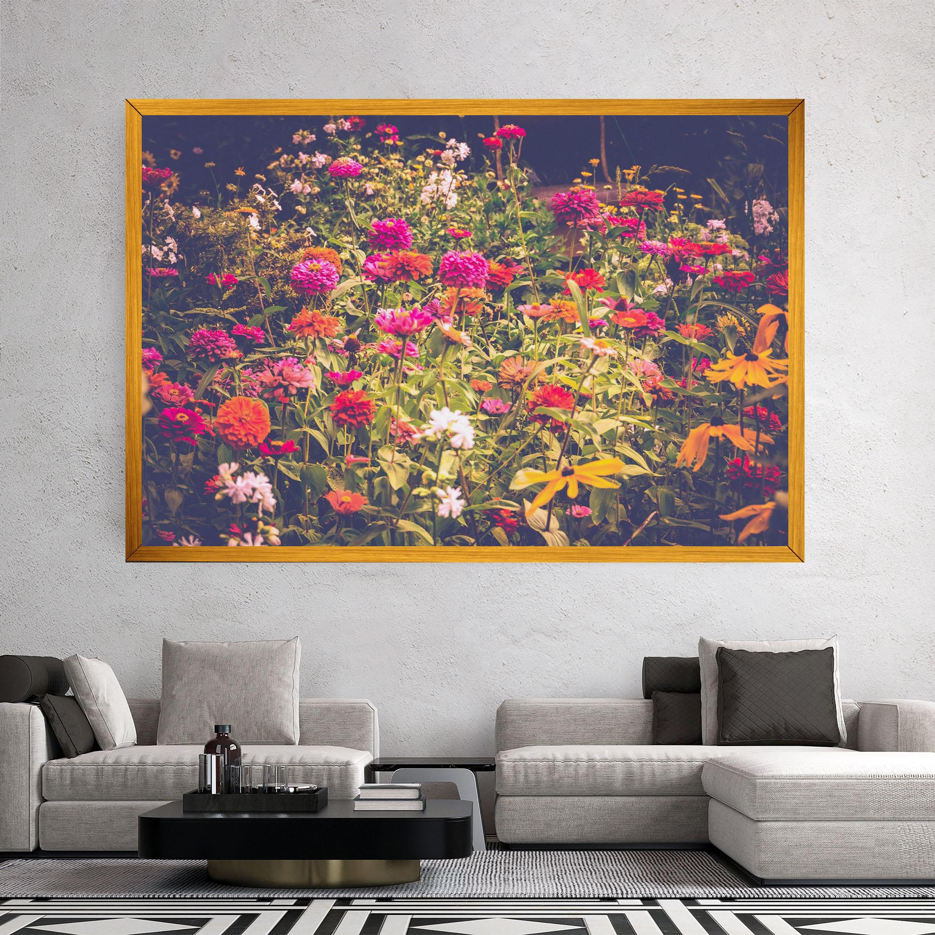 Tablou Canvas Colorful Wild Field mockup 2