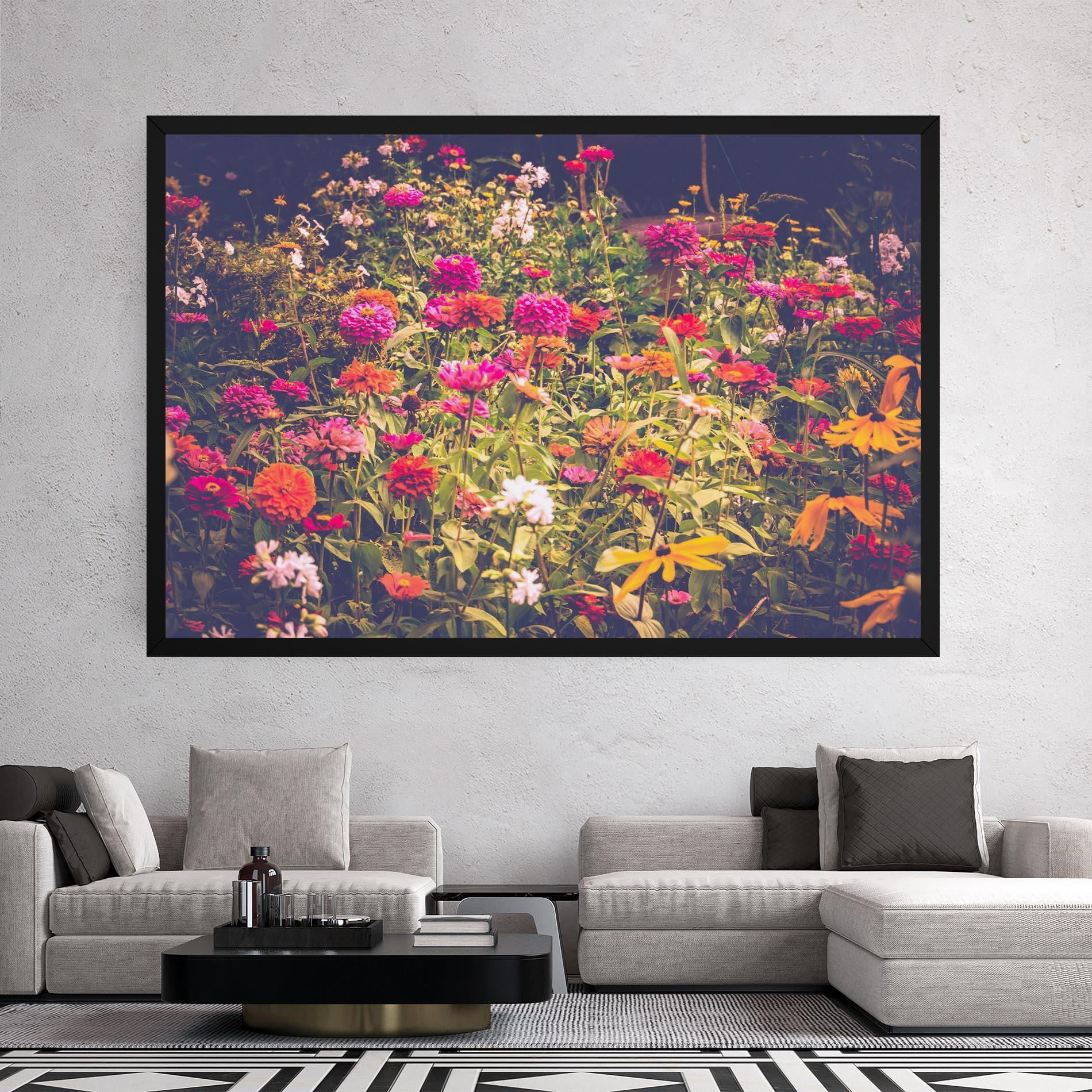 Tablou Canvas Colorful Wild Field mockup 2