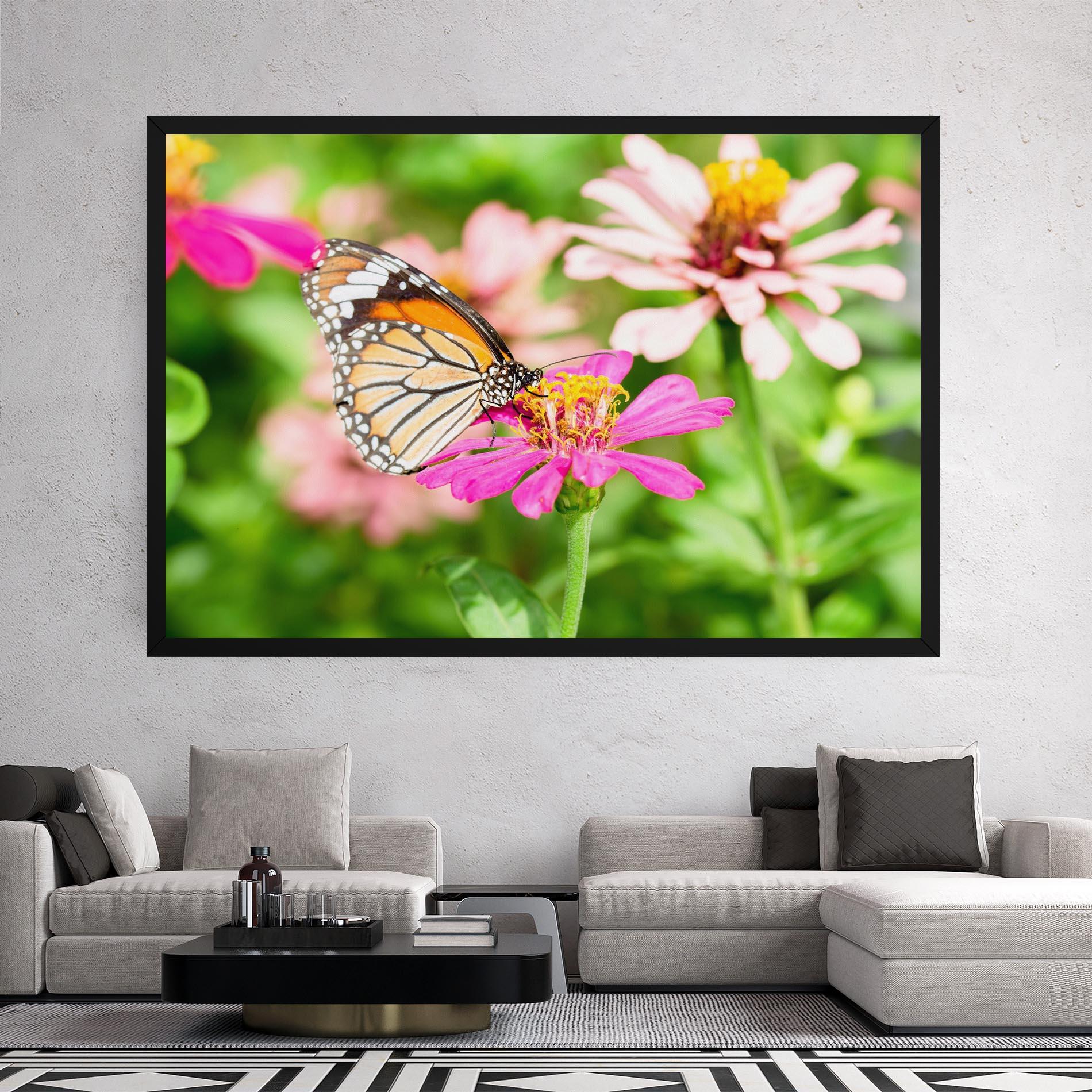 Tablou Canvas Daylight Butterfly mockup 2