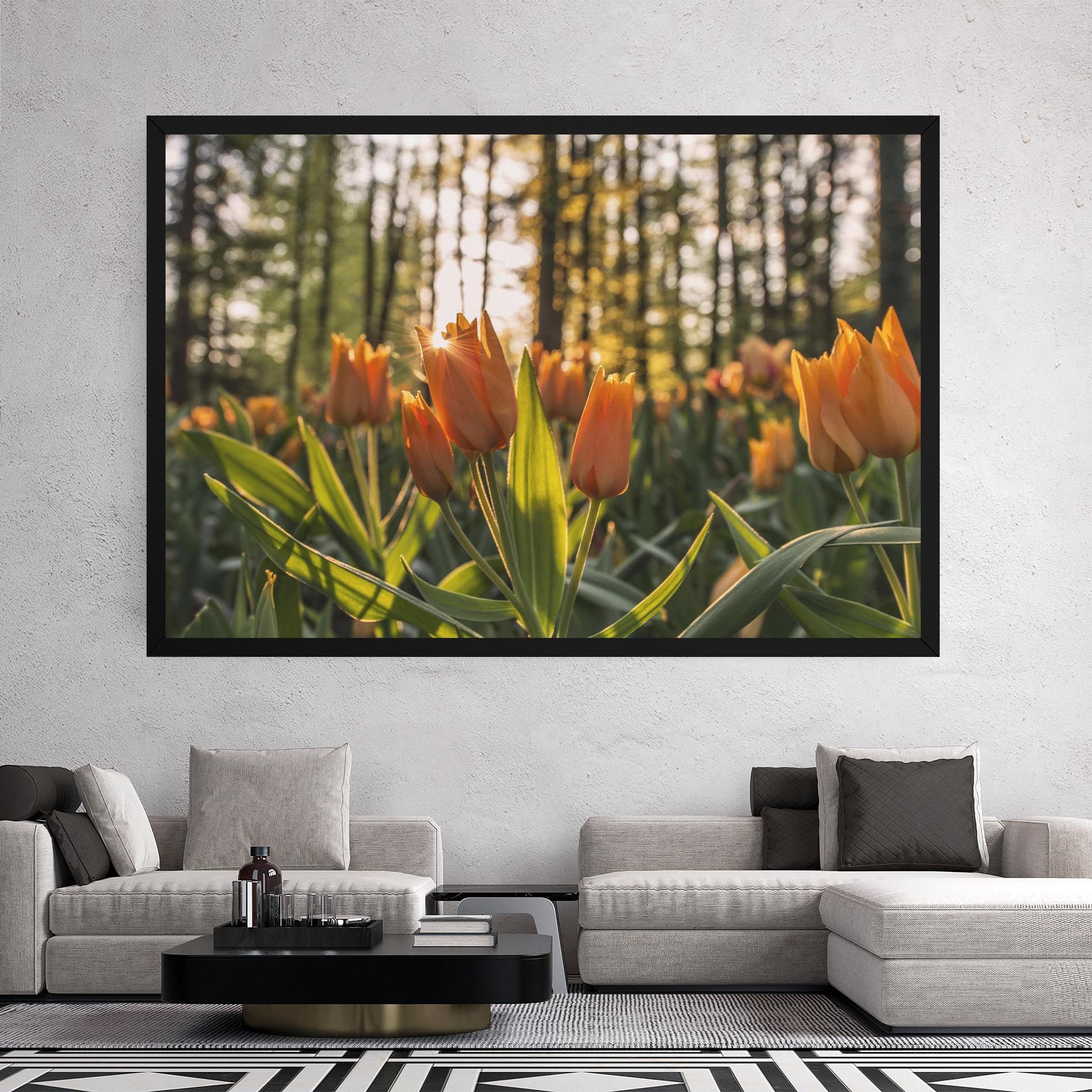 Forest Tulips mockup 2