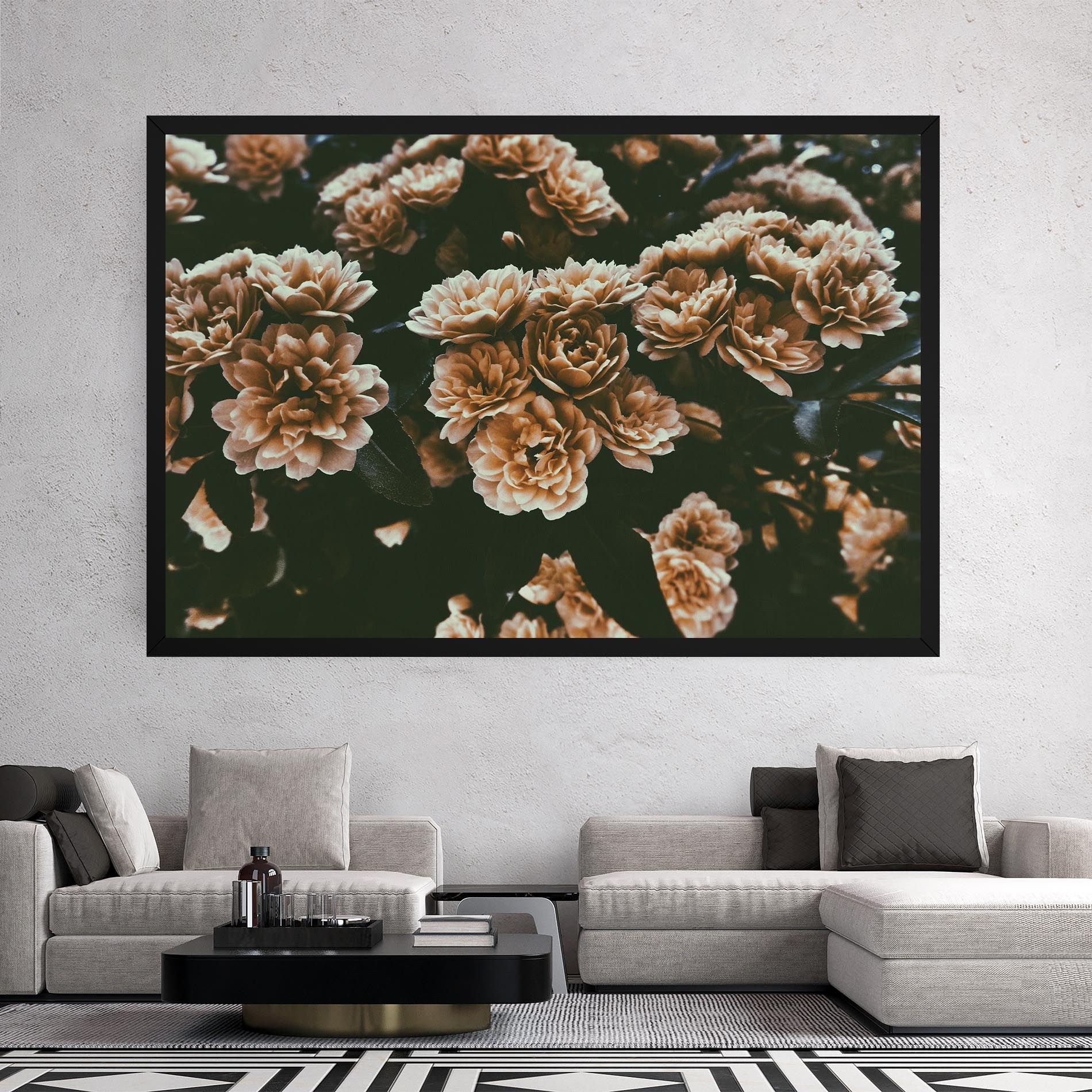 Wild Cream Flower mockup 2