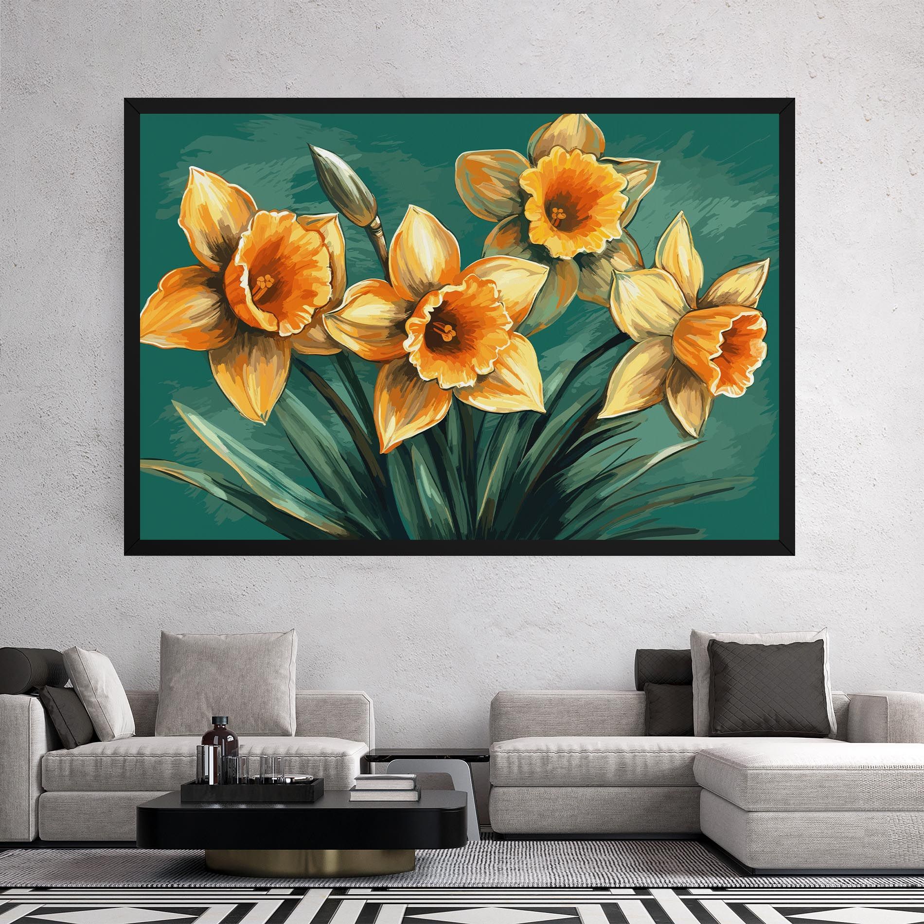 Yellow Wild Flower mockup 2