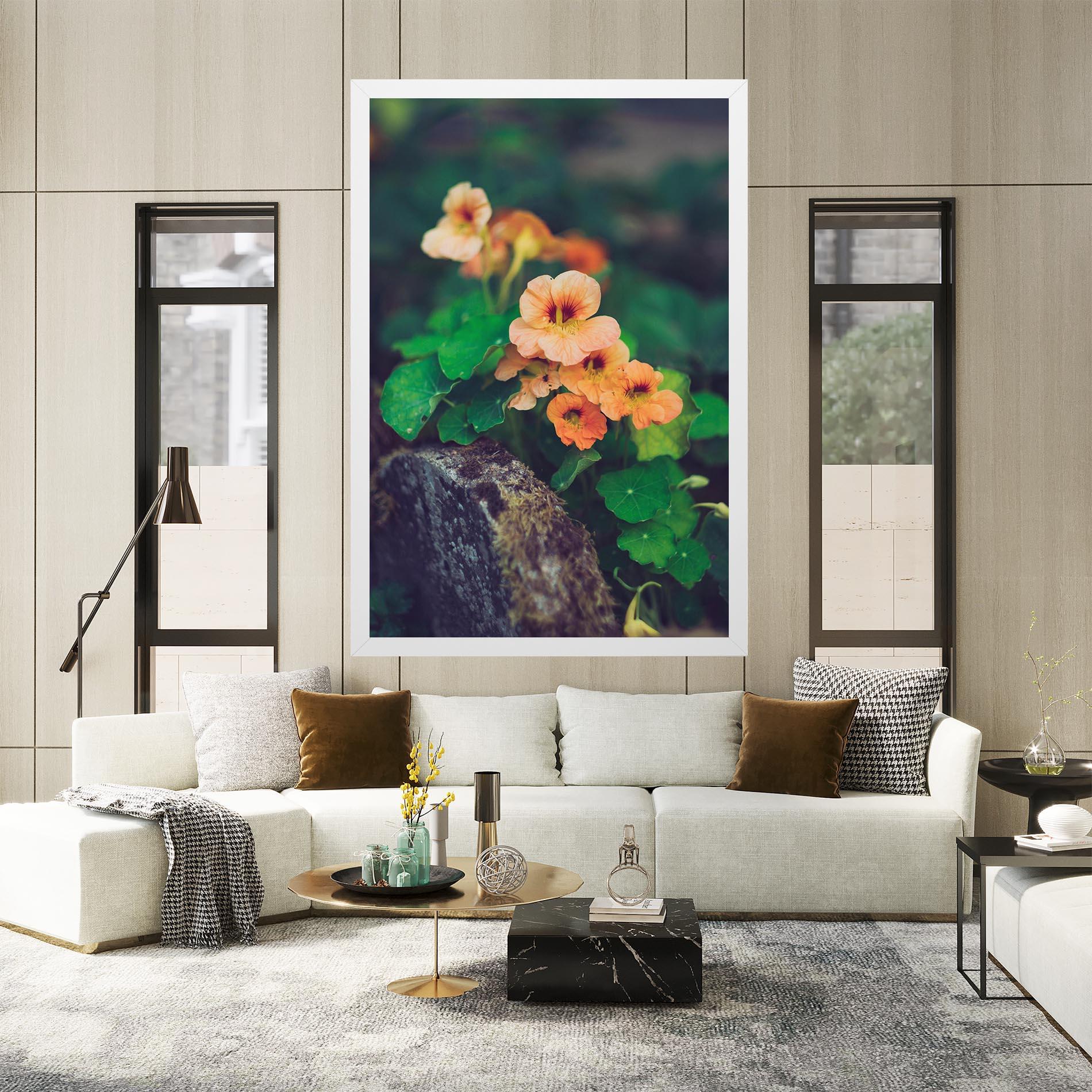 Tablou Canvas Small Pink Flowers mockup 2