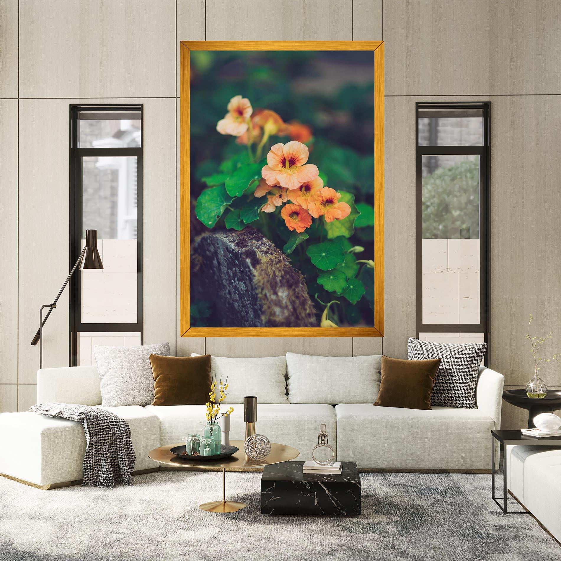 Tablou Canvas Small Pink Flowers mockup 2