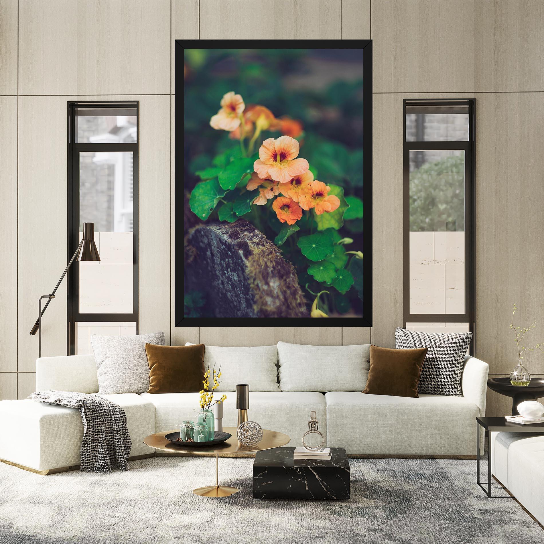 Tablou Canvas Small Pink Flowers mockup 2