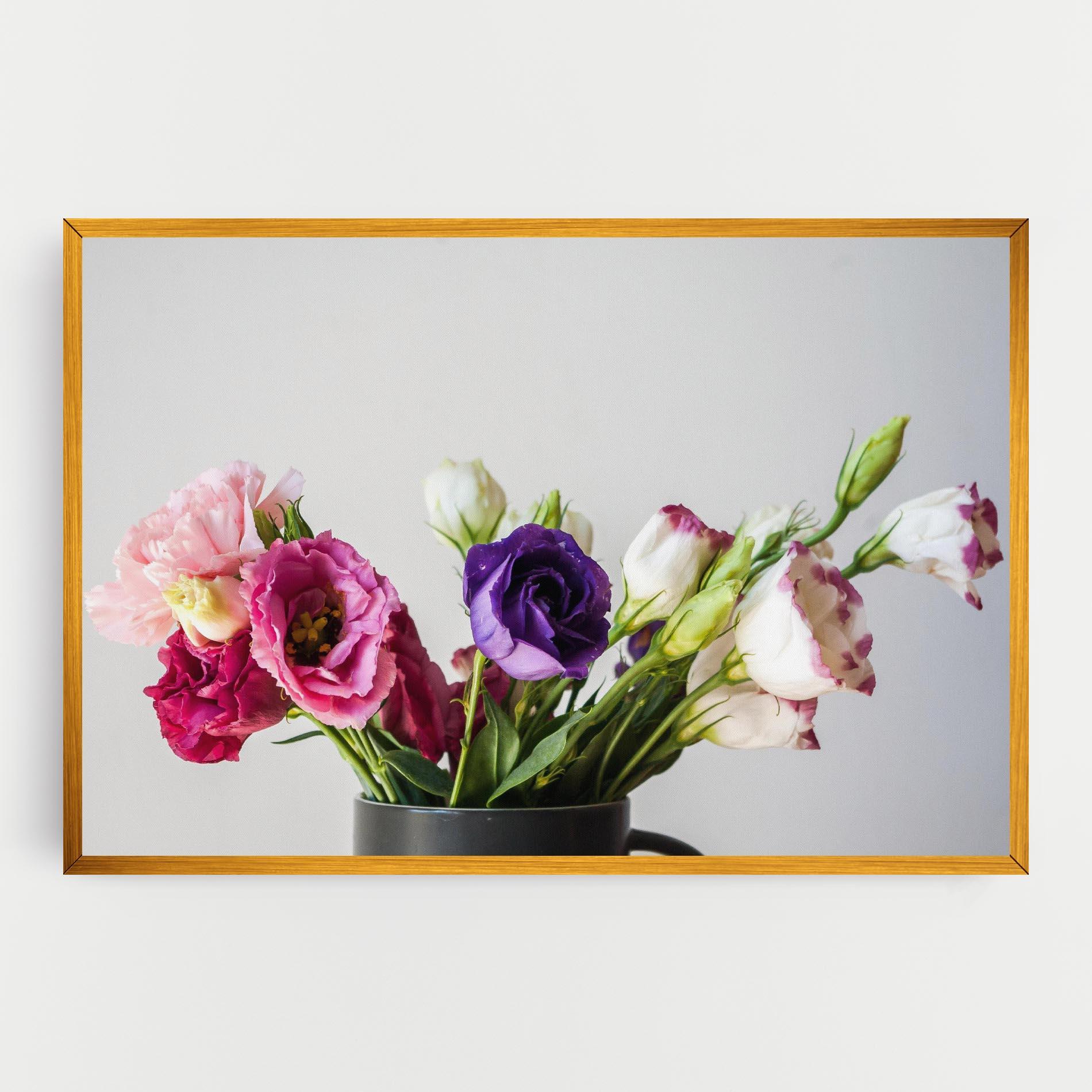 Tablou Canvas Flowers In Vase mockup 0