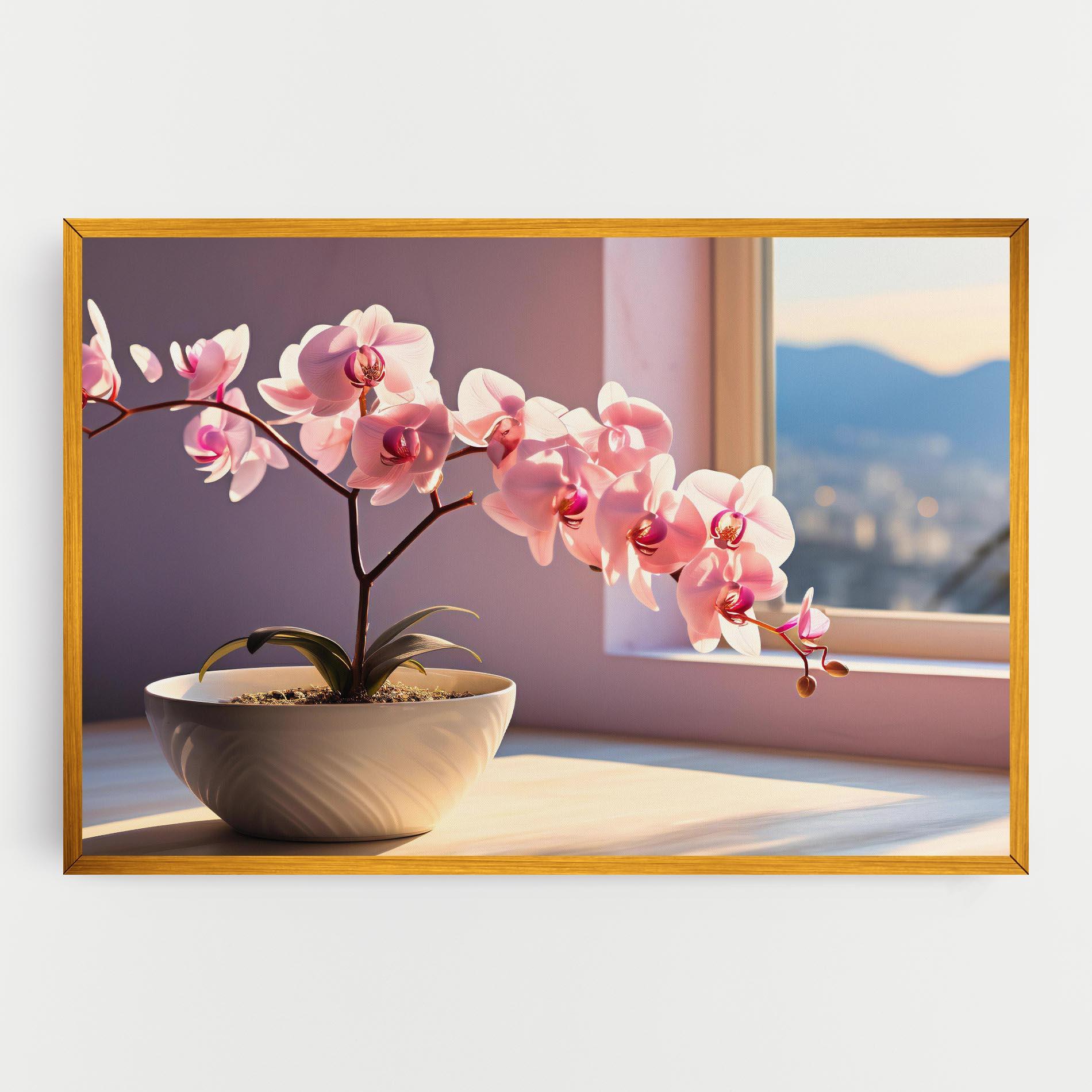 Tablou Canvas Window Vase mockup 0