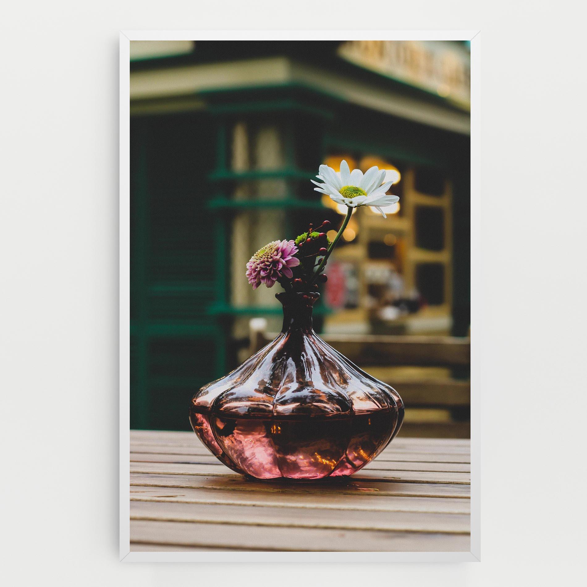 Tablou Canvas Pink Vase Flower mockup 0