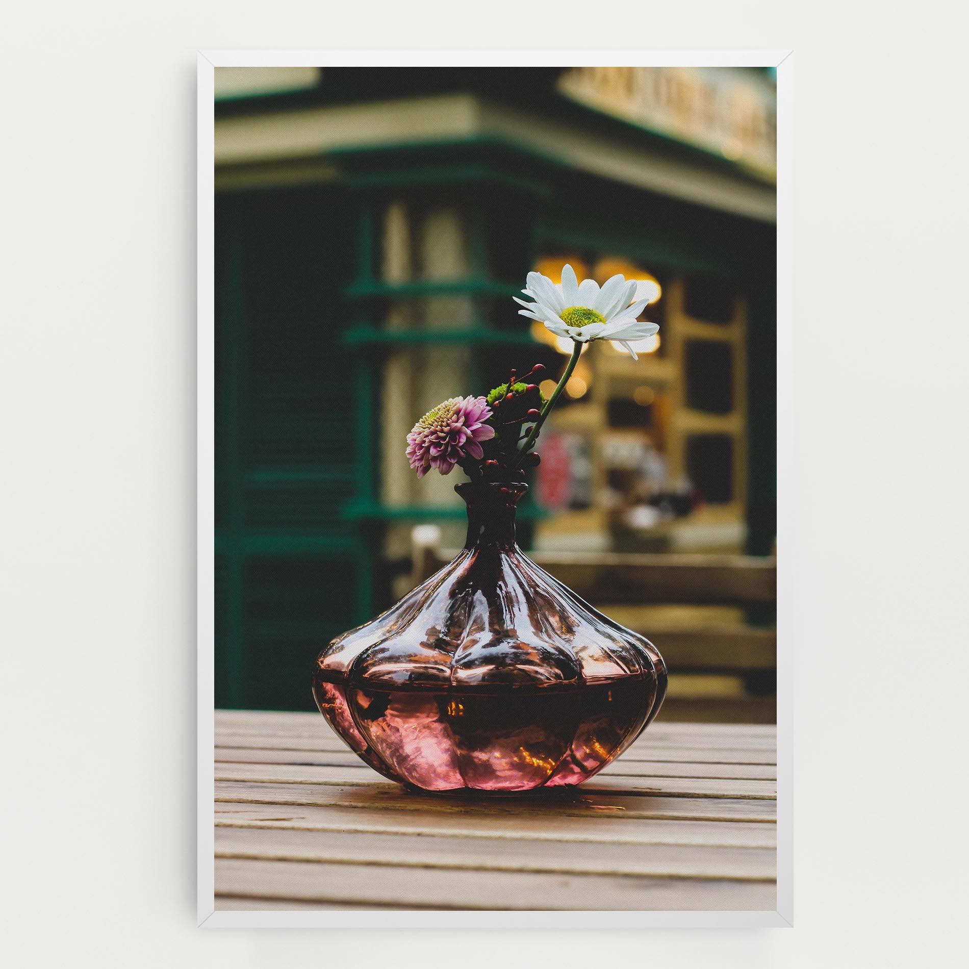 Pink Vase Flower mockup 0