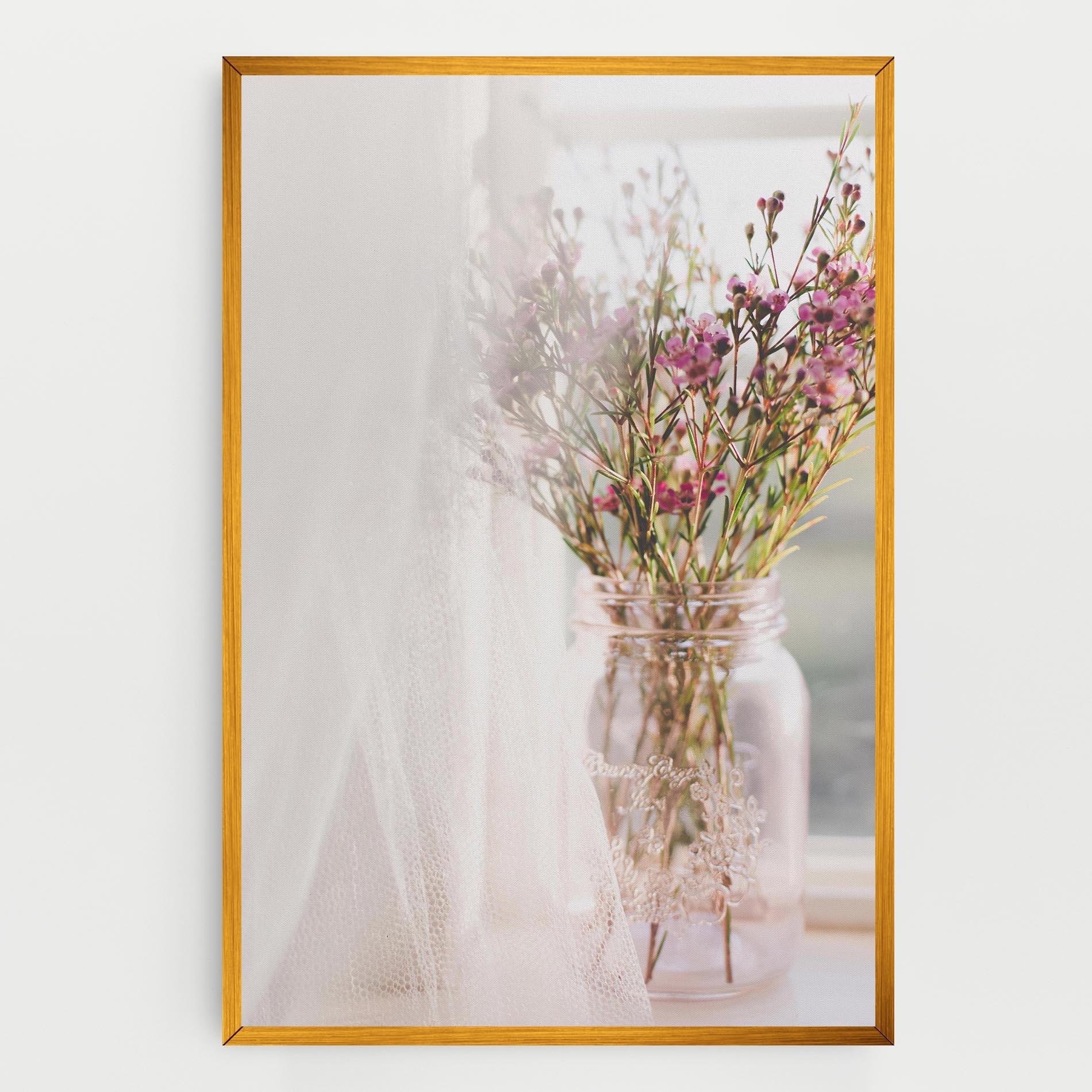 Tablou Canvas Field Flowers Vase mockup 0