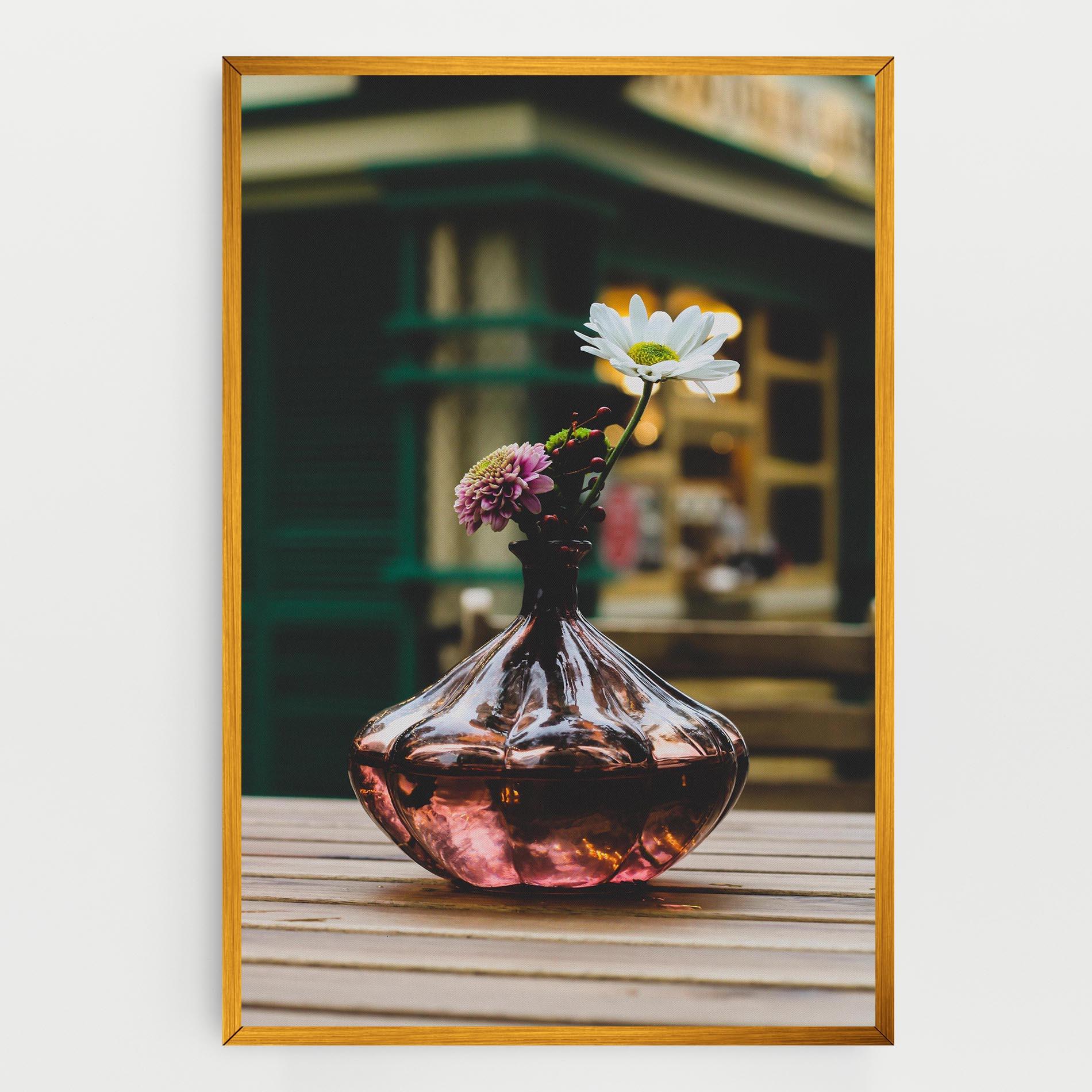 Tablou Canvas Pink Vase Flower mockup 0