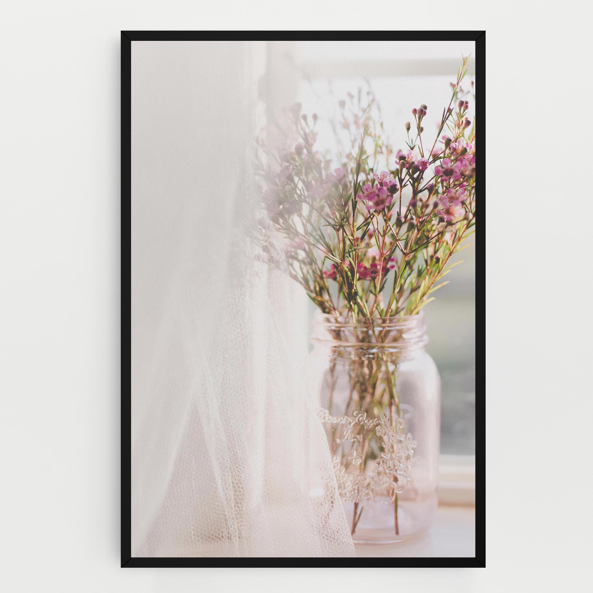 Tablou Canvas Field Flowers Vase mockup 0