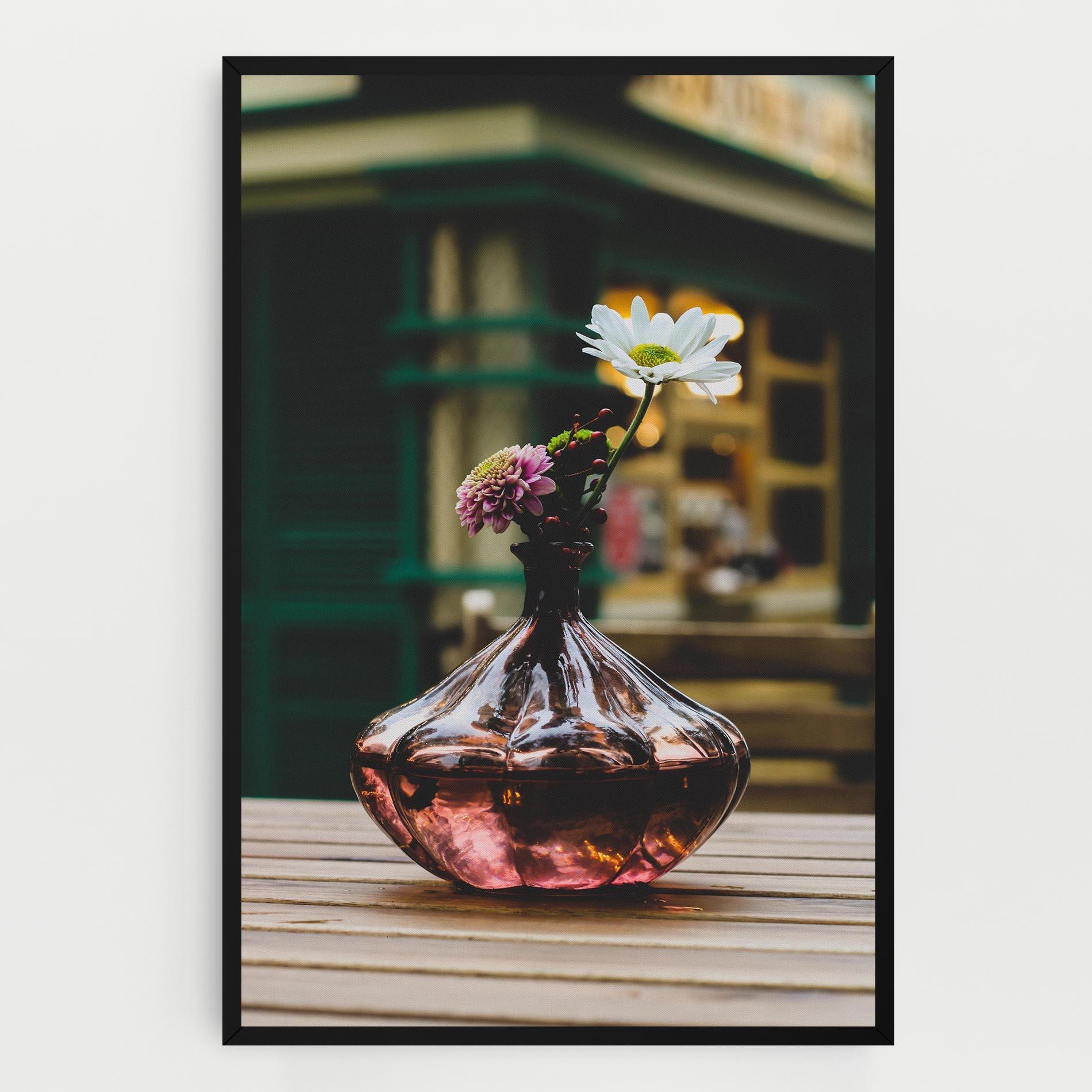Tablou Canvas Pink Vase Flower mockup 0