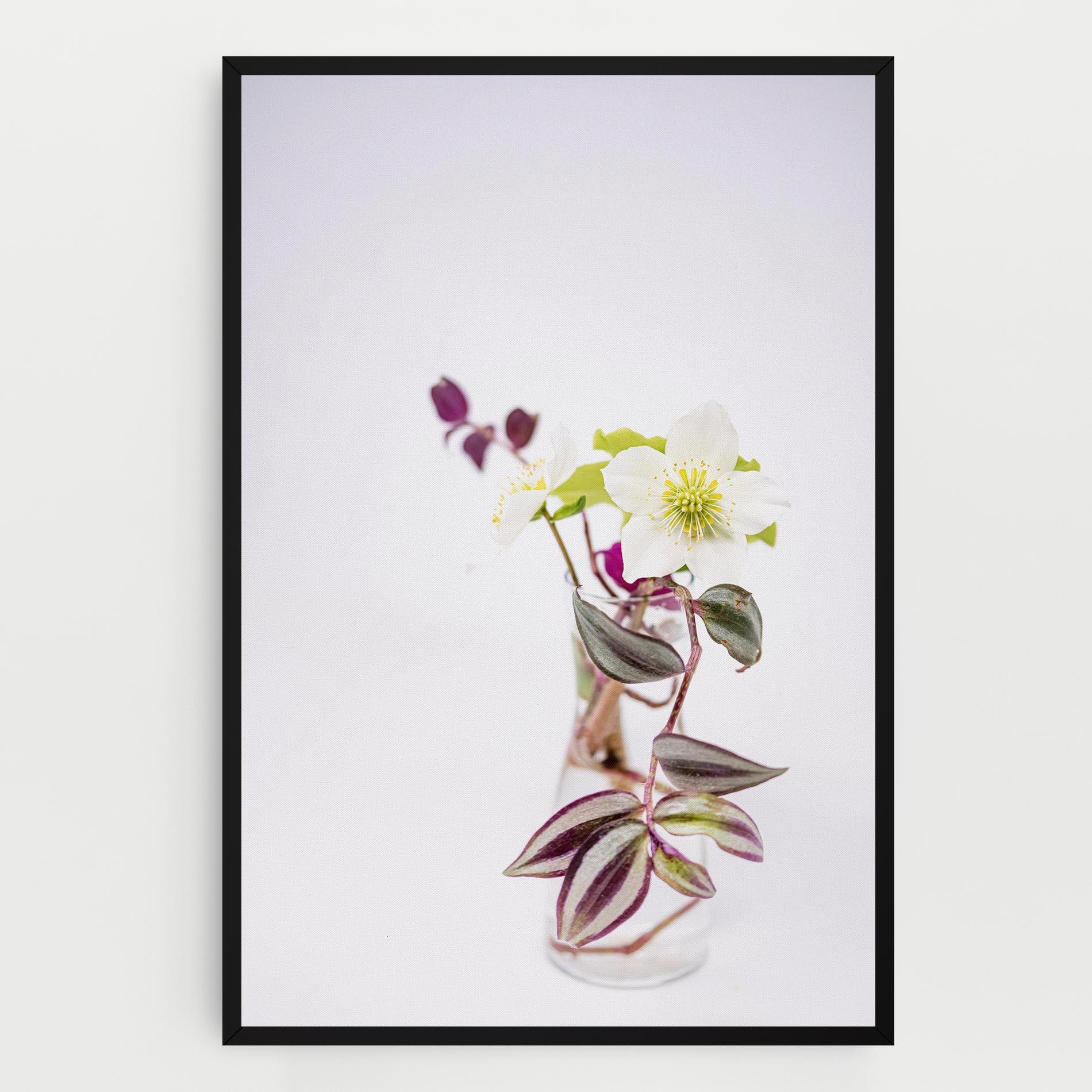 Tablou Canvas Pretty Leaf Vase mockup 0