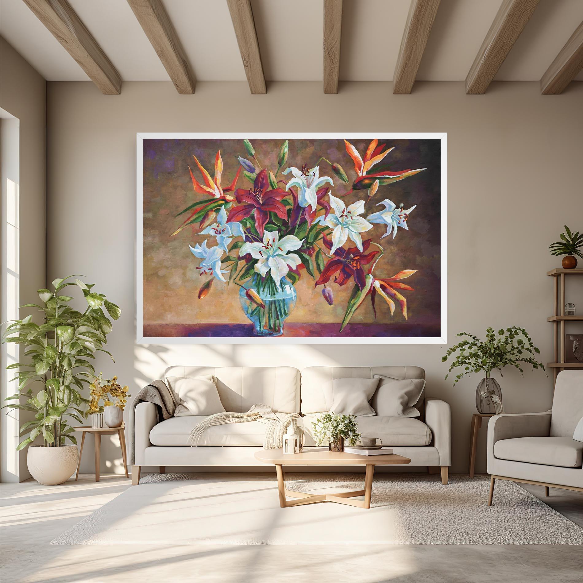 Tablou Canvas Flower Vase mockup 6