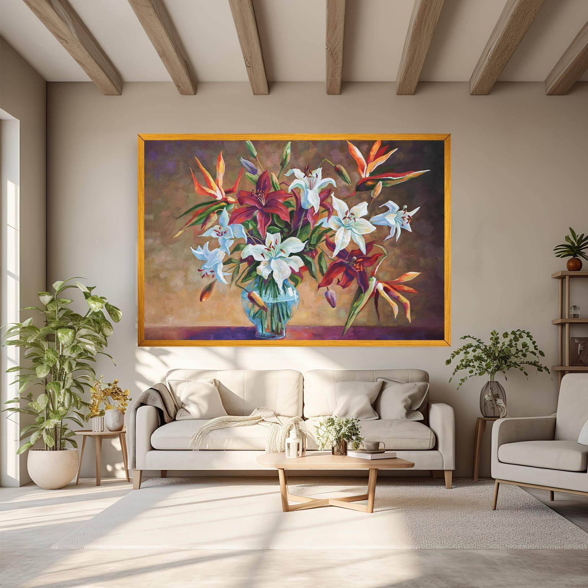 Tablou Canvas Flower Vase mockup 6