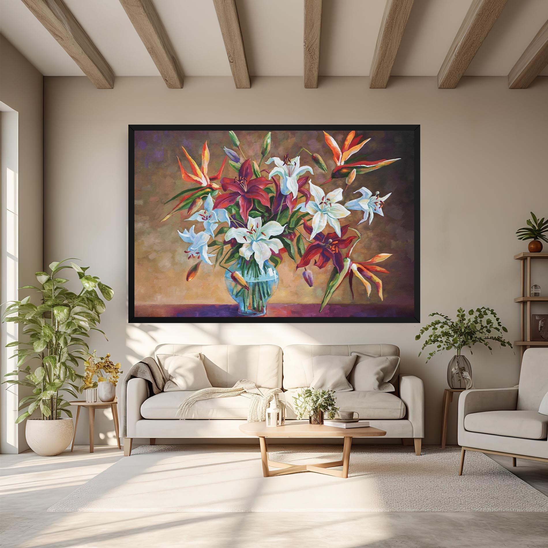 Tablou Canvas Flower Vase mockup 6