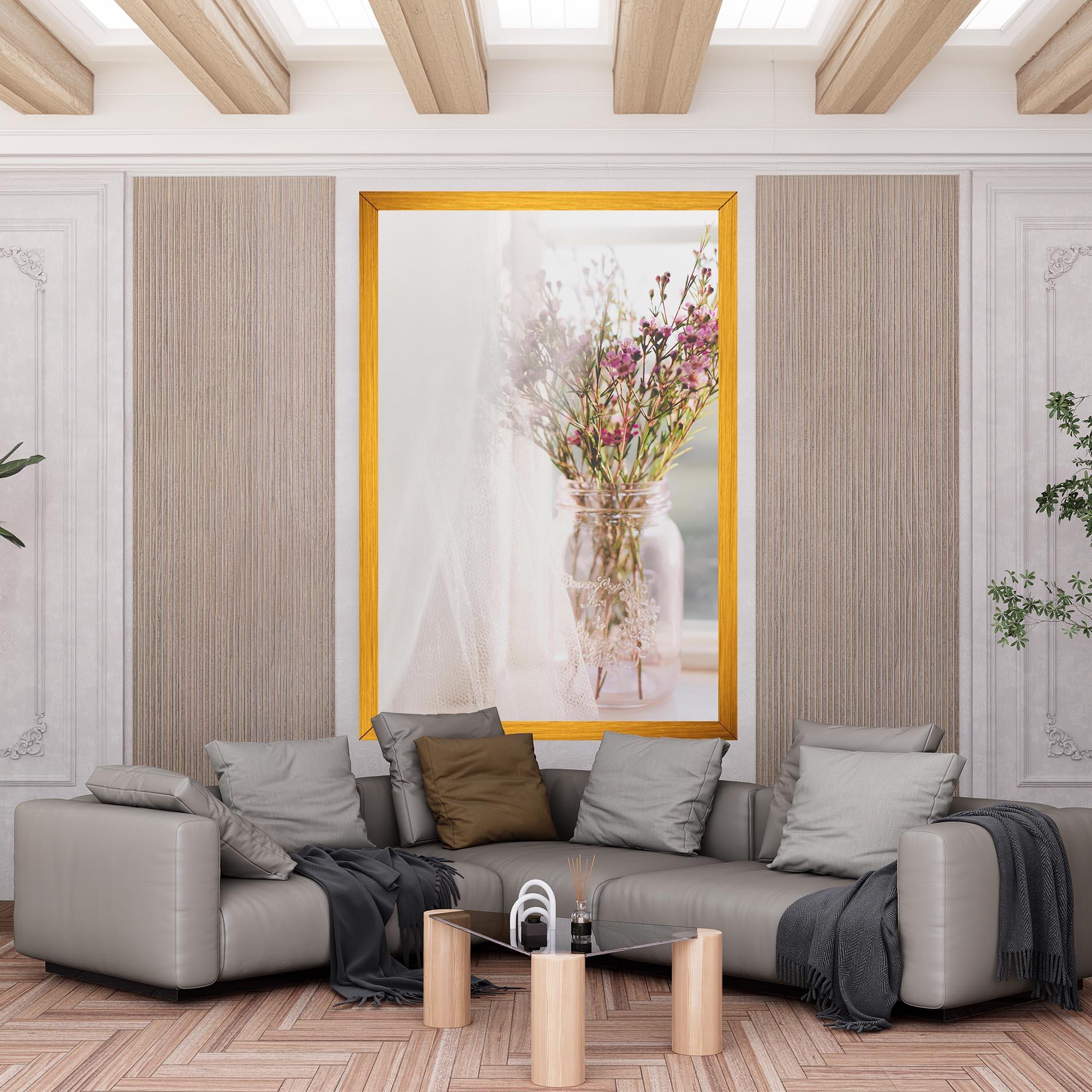 Tablou Canvas Field Flowers Vase mockup 6