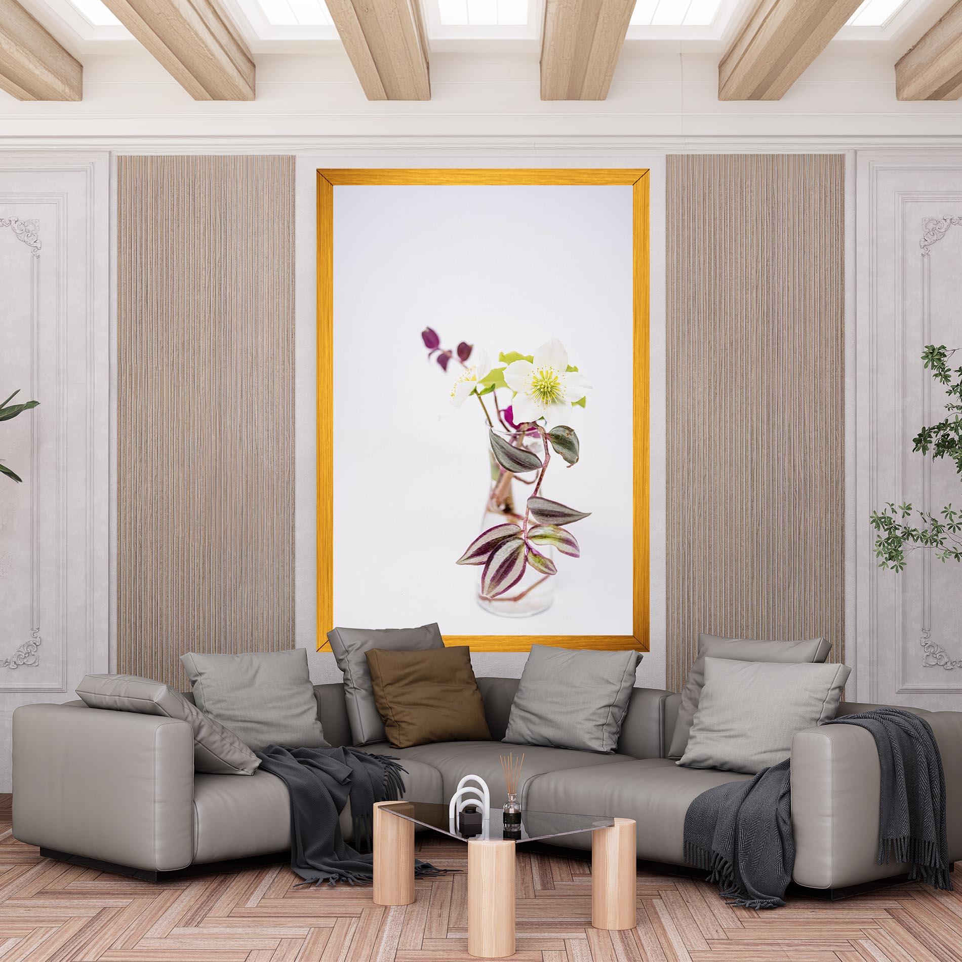 Tablou Canvas Pretty Leaf Vase mockup 6