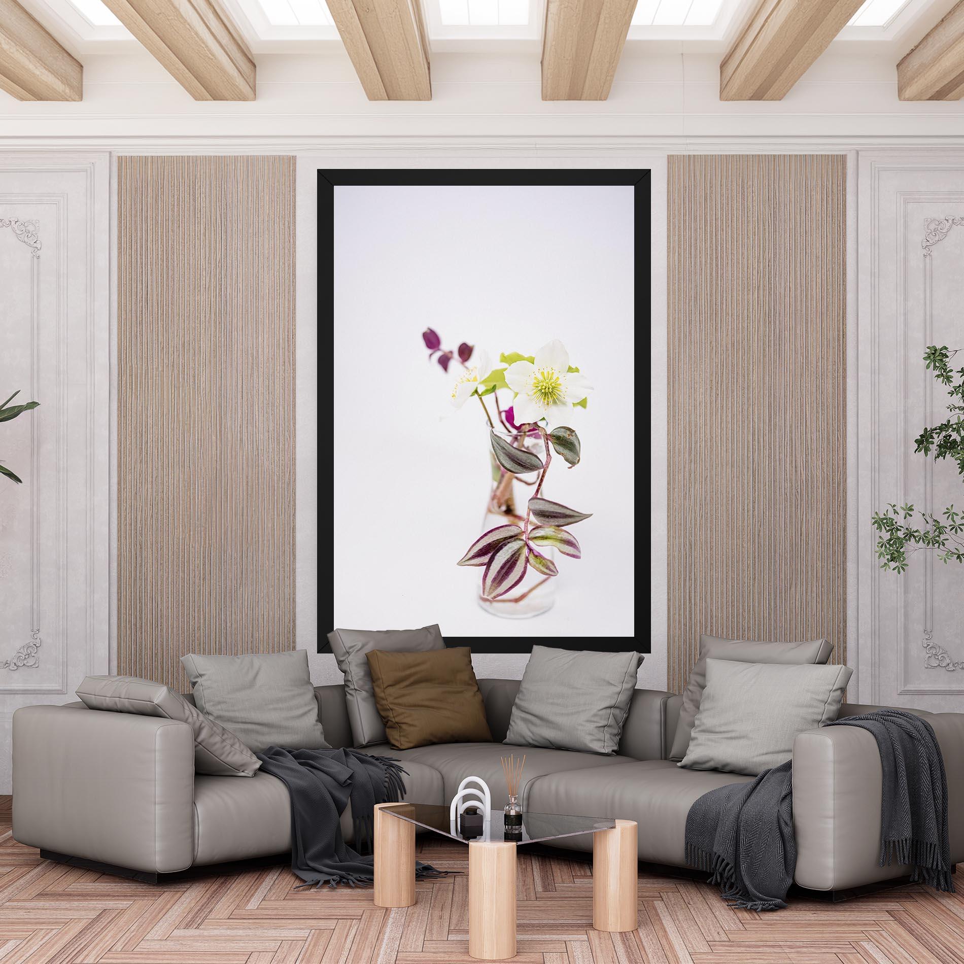 Tablou Canvas Pretty Leaf Vase mockup 6