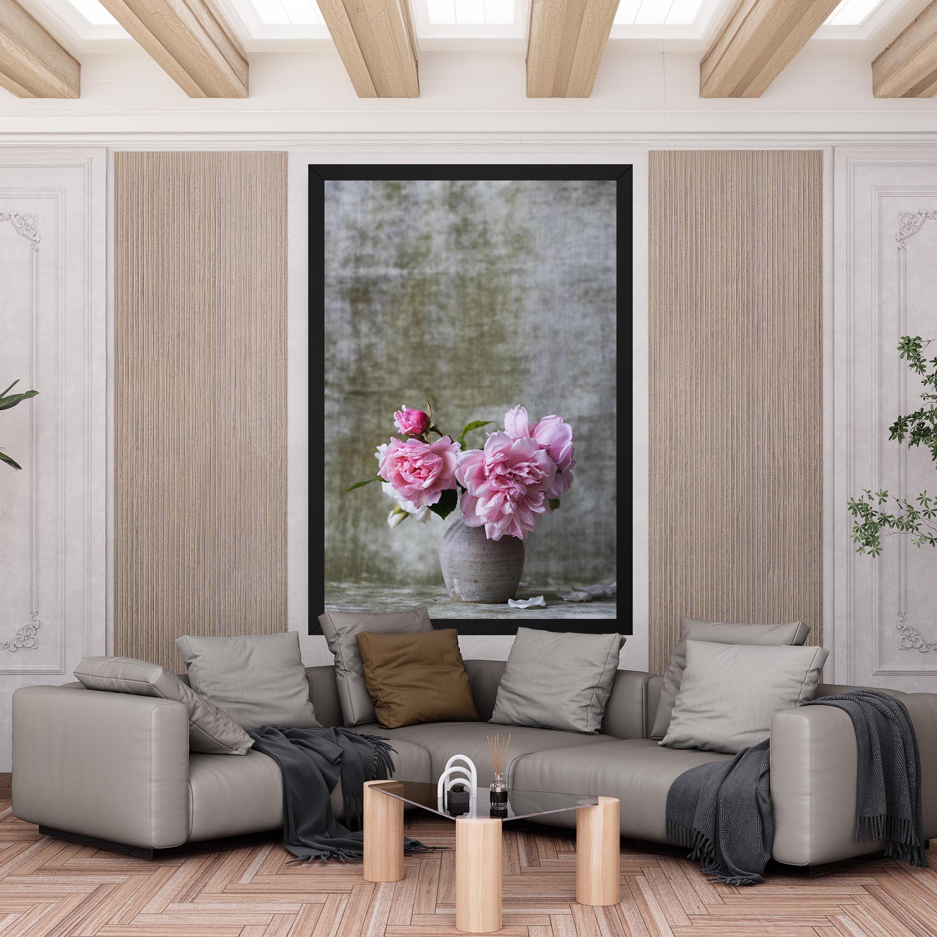 Tablou Canvas Rose Vase mockup 6