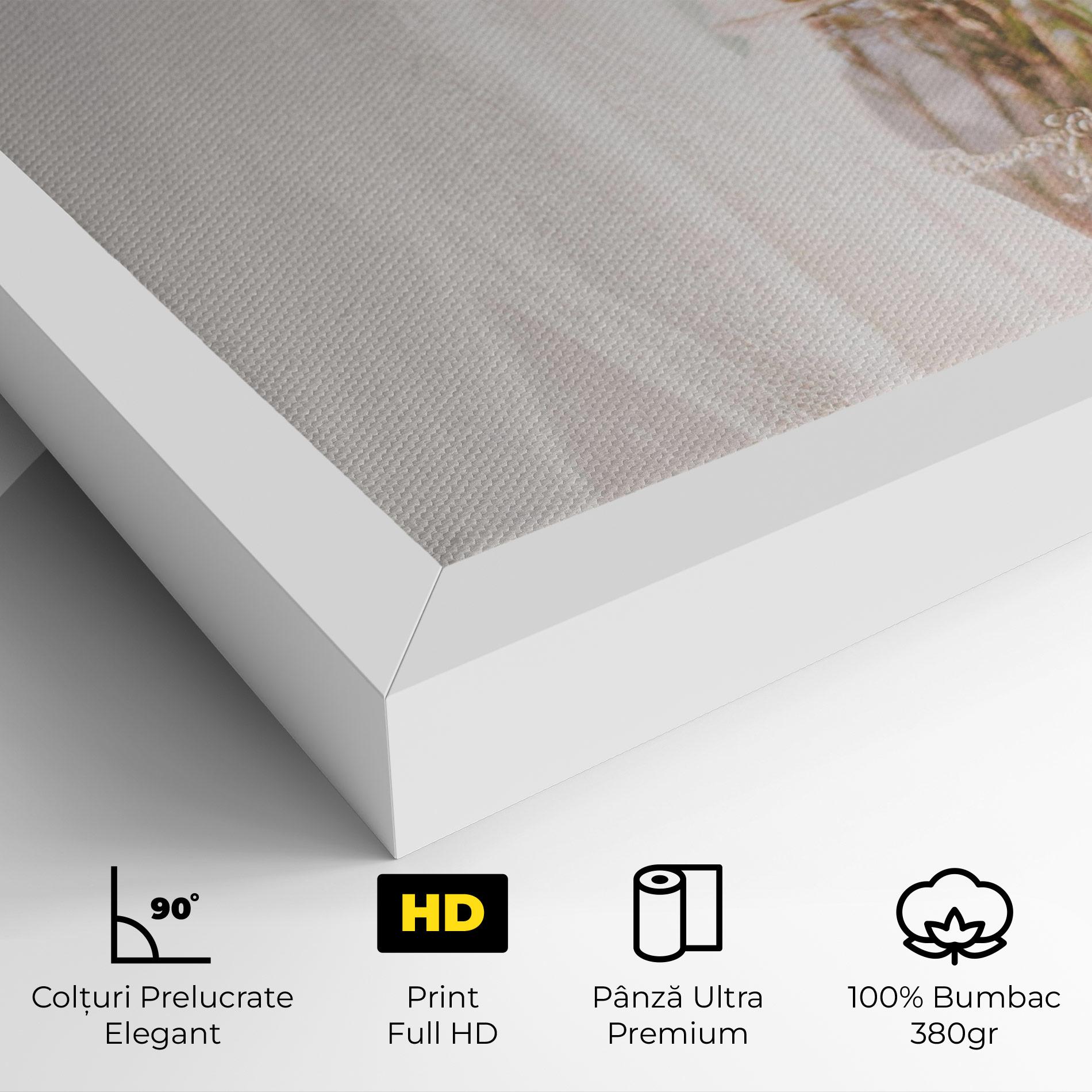 Tablou Canvas Field Flowers Vase mockup 4