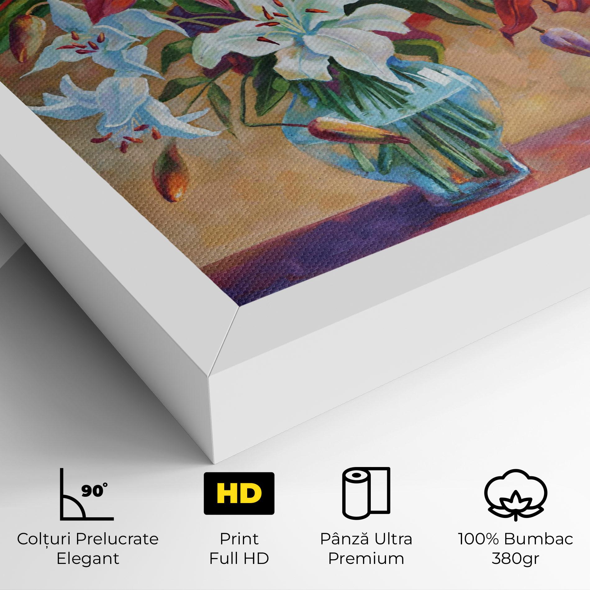 Tablou Canvas Flower Vase mockup 4