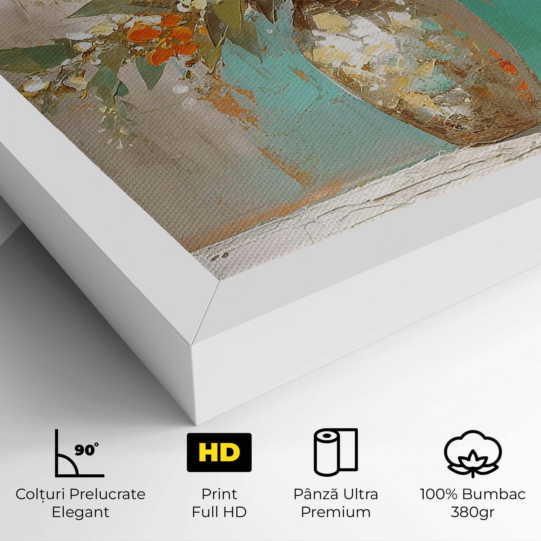 Grey Vase Orange mockup 4