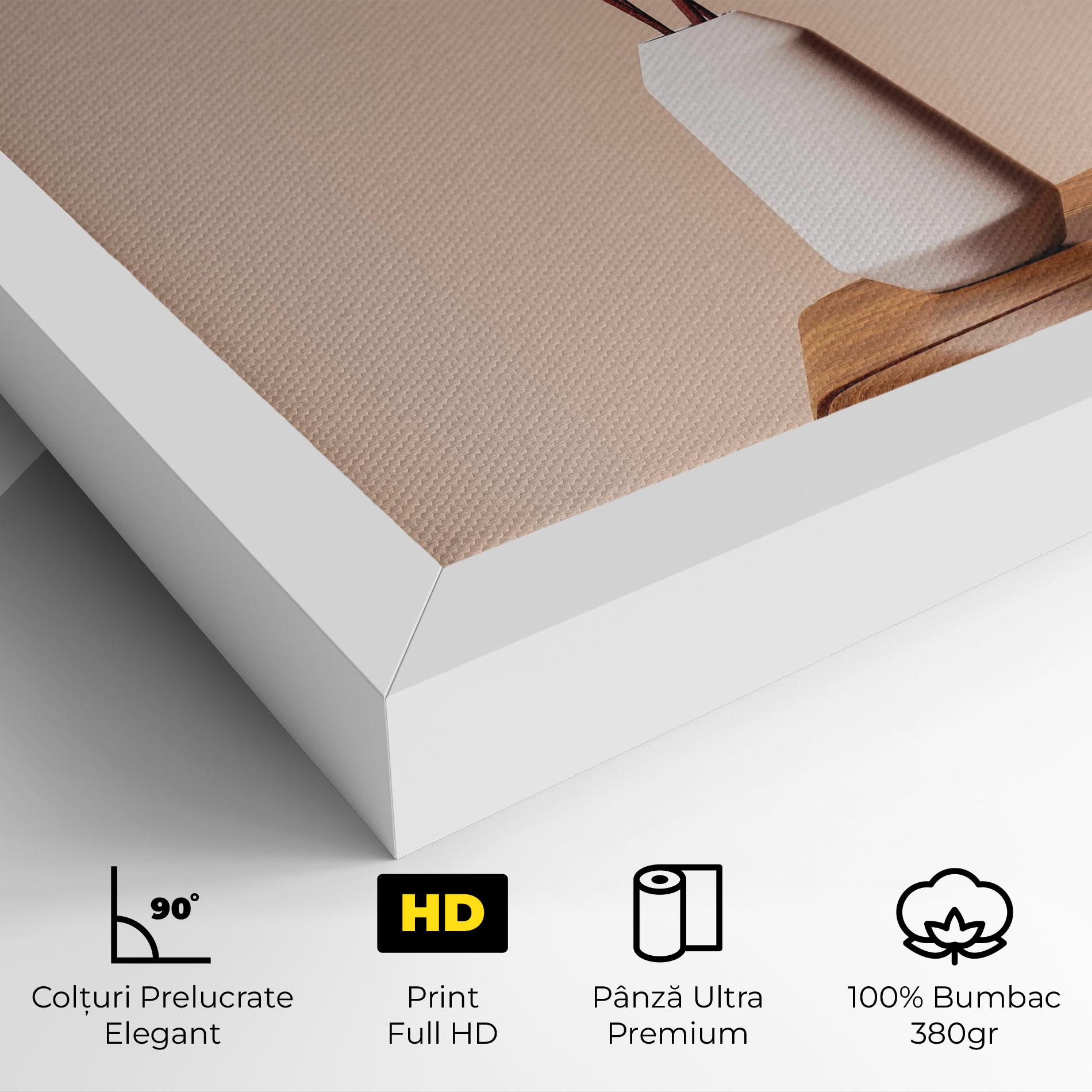 Tablou Canvas Pink Circle Vase mockup 4