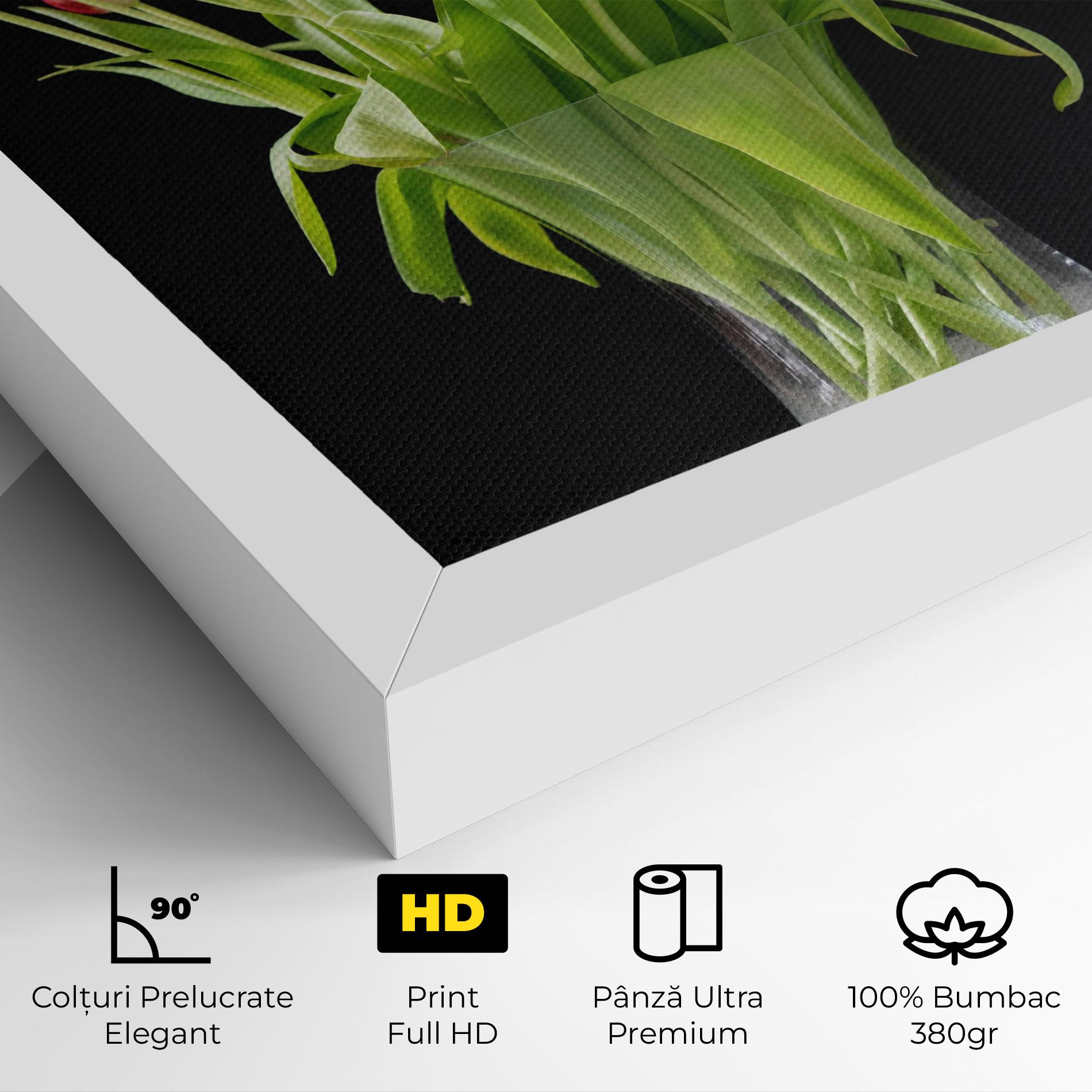 Tablou Canvas Tiny Tulips Vase mockup 4