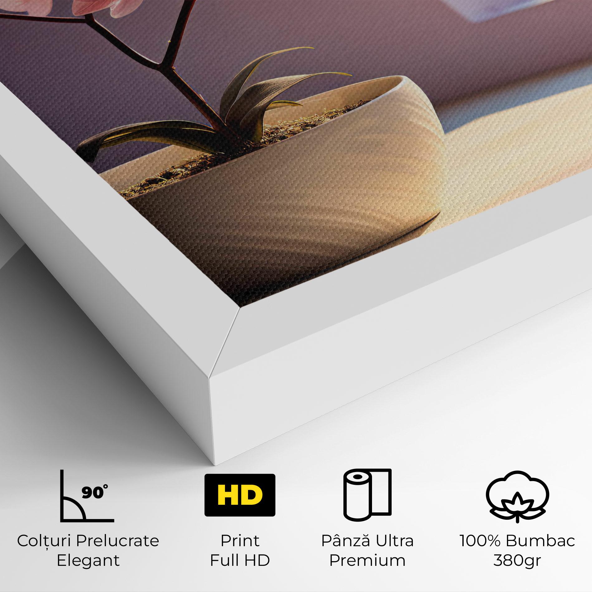 Tablou Canvas Window Vase mockup 4