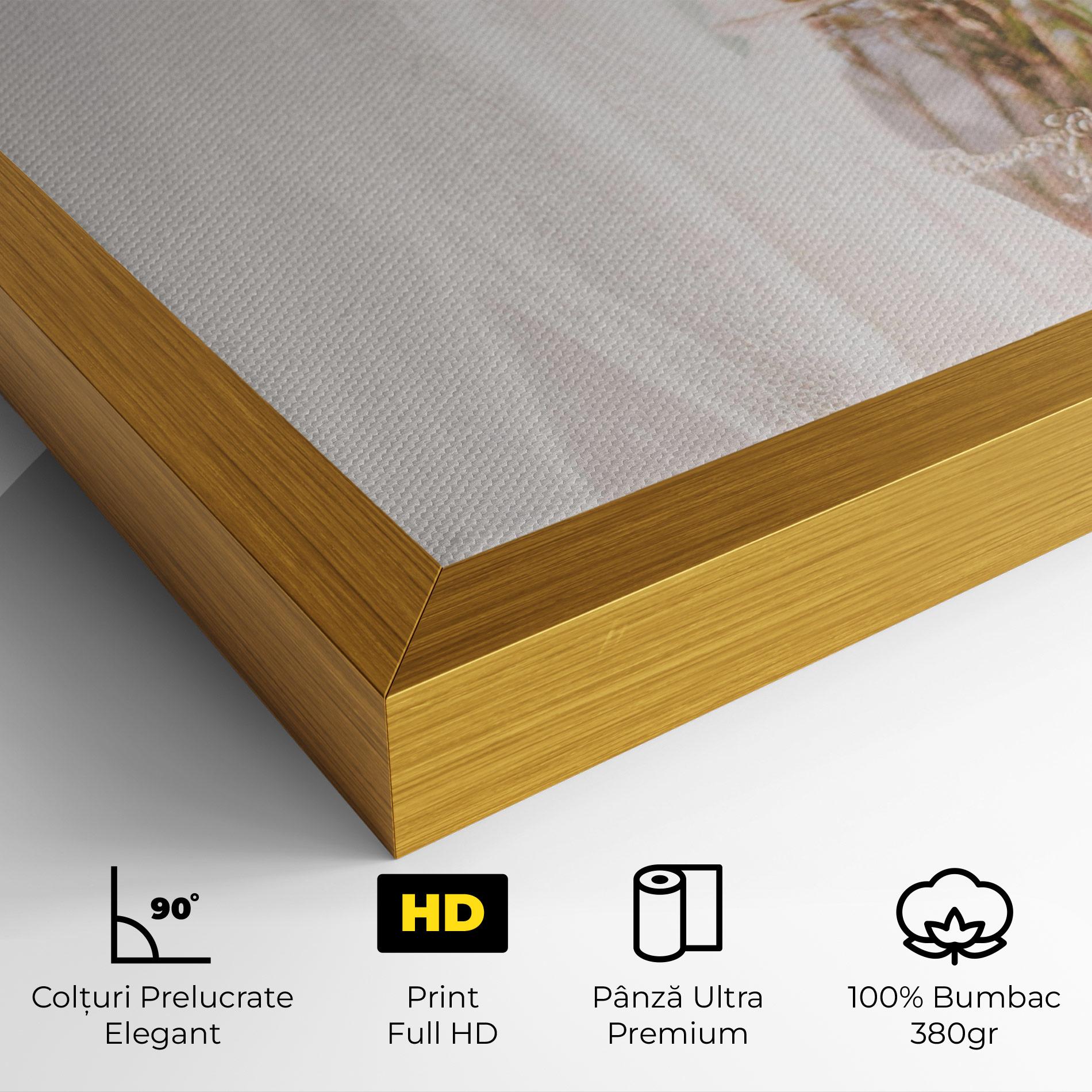 Tablou Canvas Field Flowers Vase mockup 4