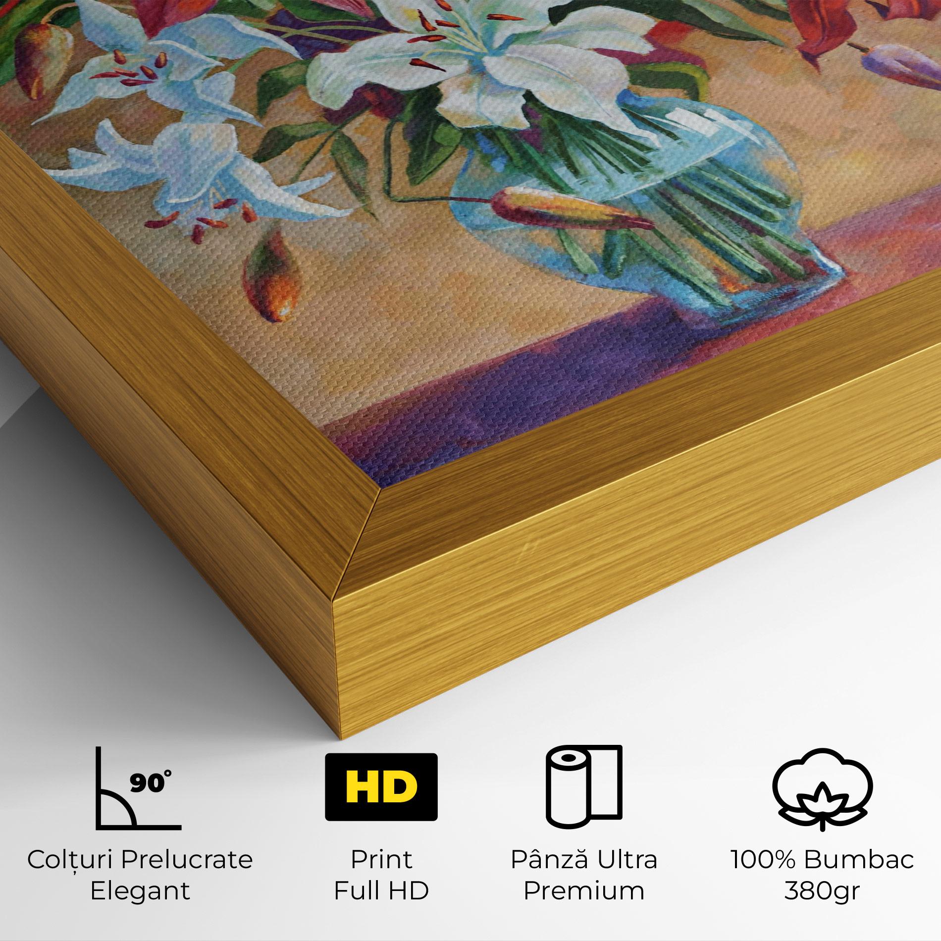 Tablou Canvas Flower Vase mockup 4