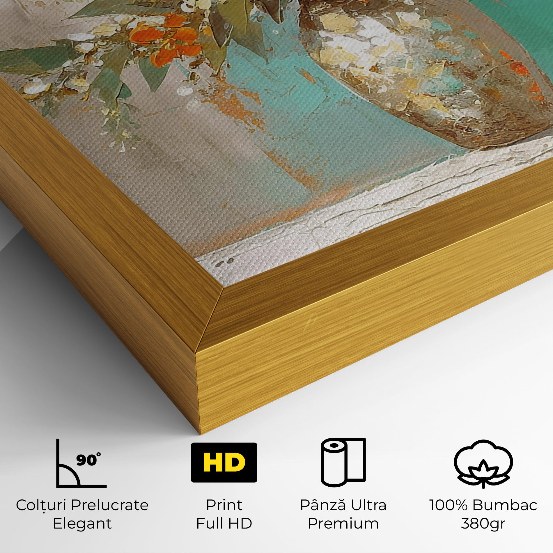 Grey Vase Orange mockup 4