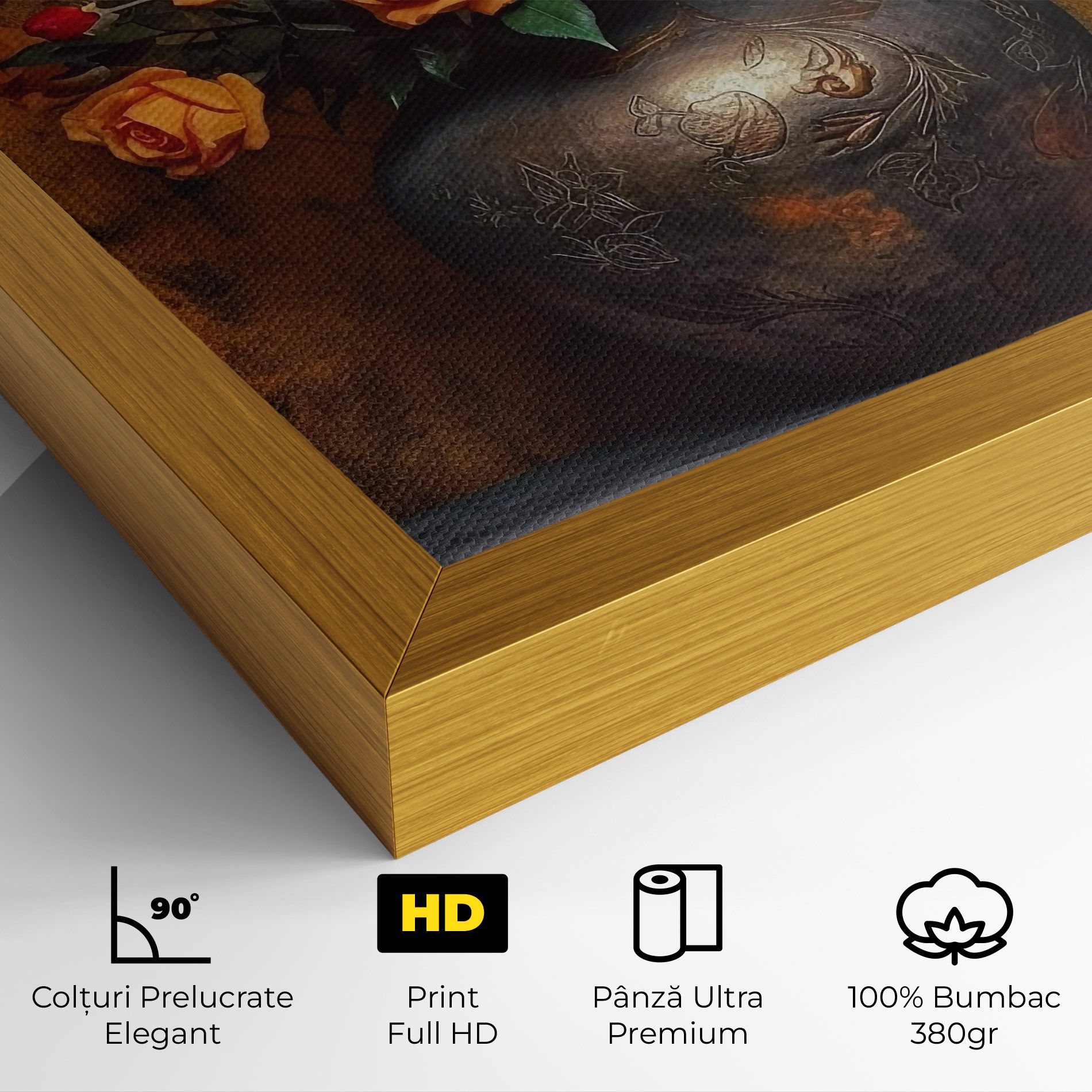 Orange Vintage Vase mockup 4