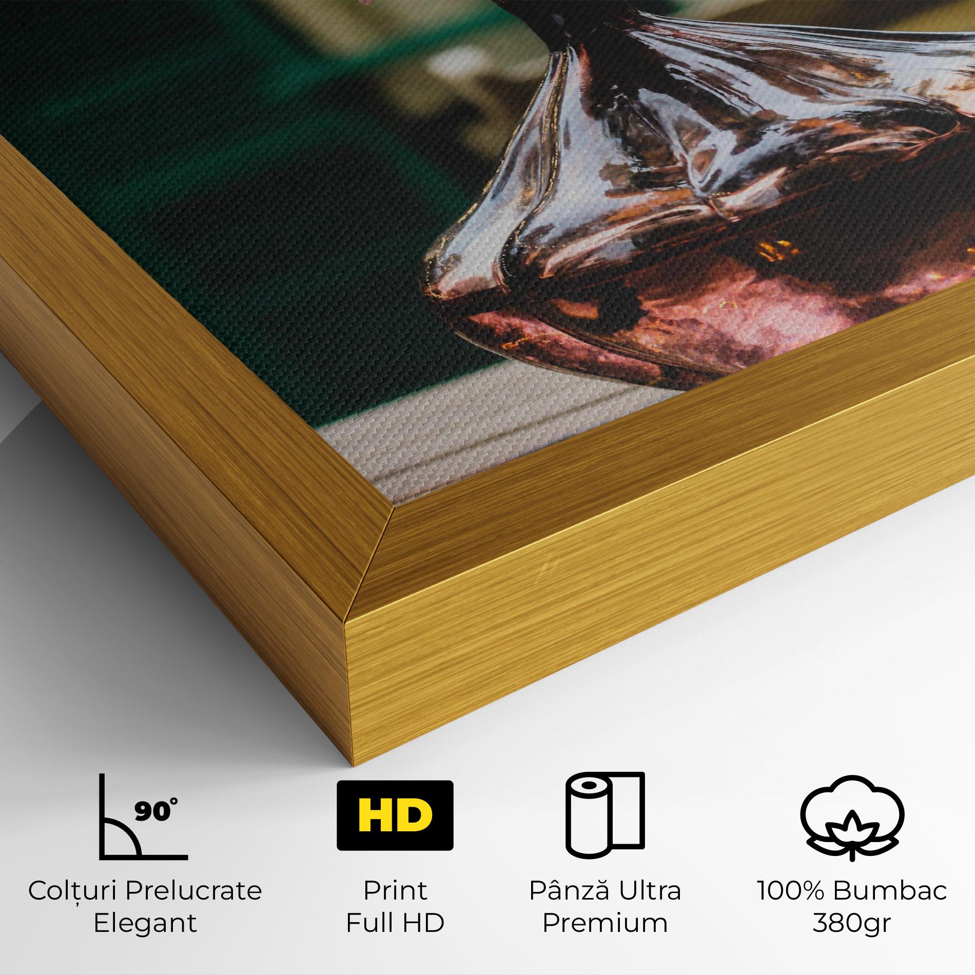 Tablou Canvas Pink Vase Flower mockup 4