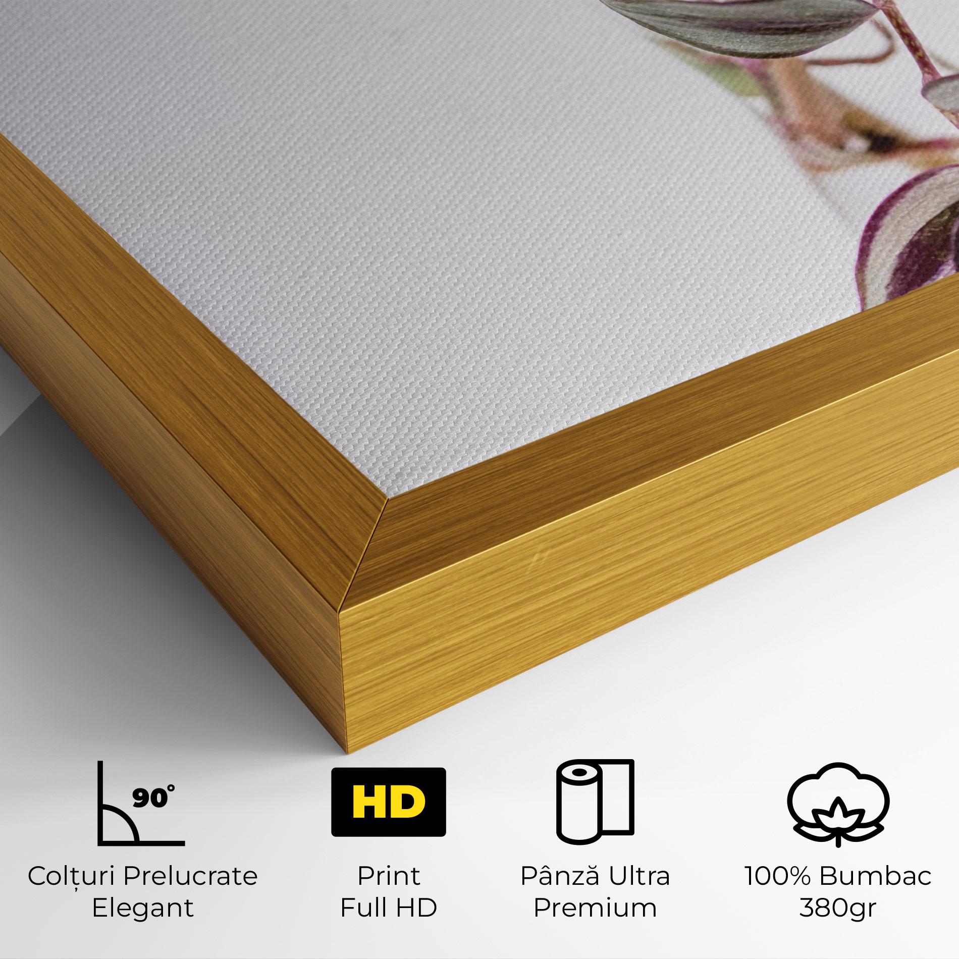 Tablou Canvas Pretty Leaf Vase mockup 4