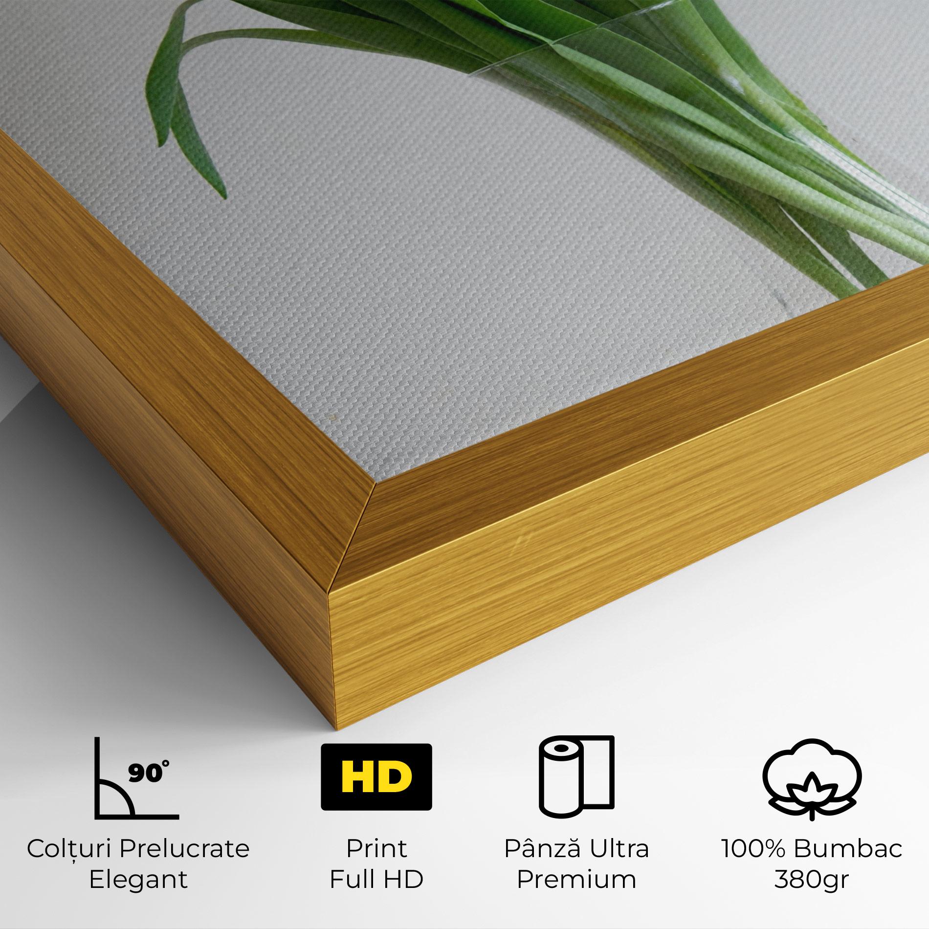 Tablou Canvas Pretty Tulips Vase mockup 4