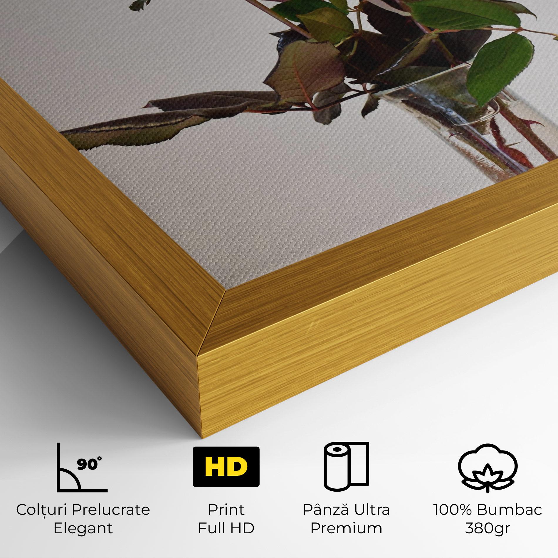 Tablou Canvas Roses Vase mockup 4