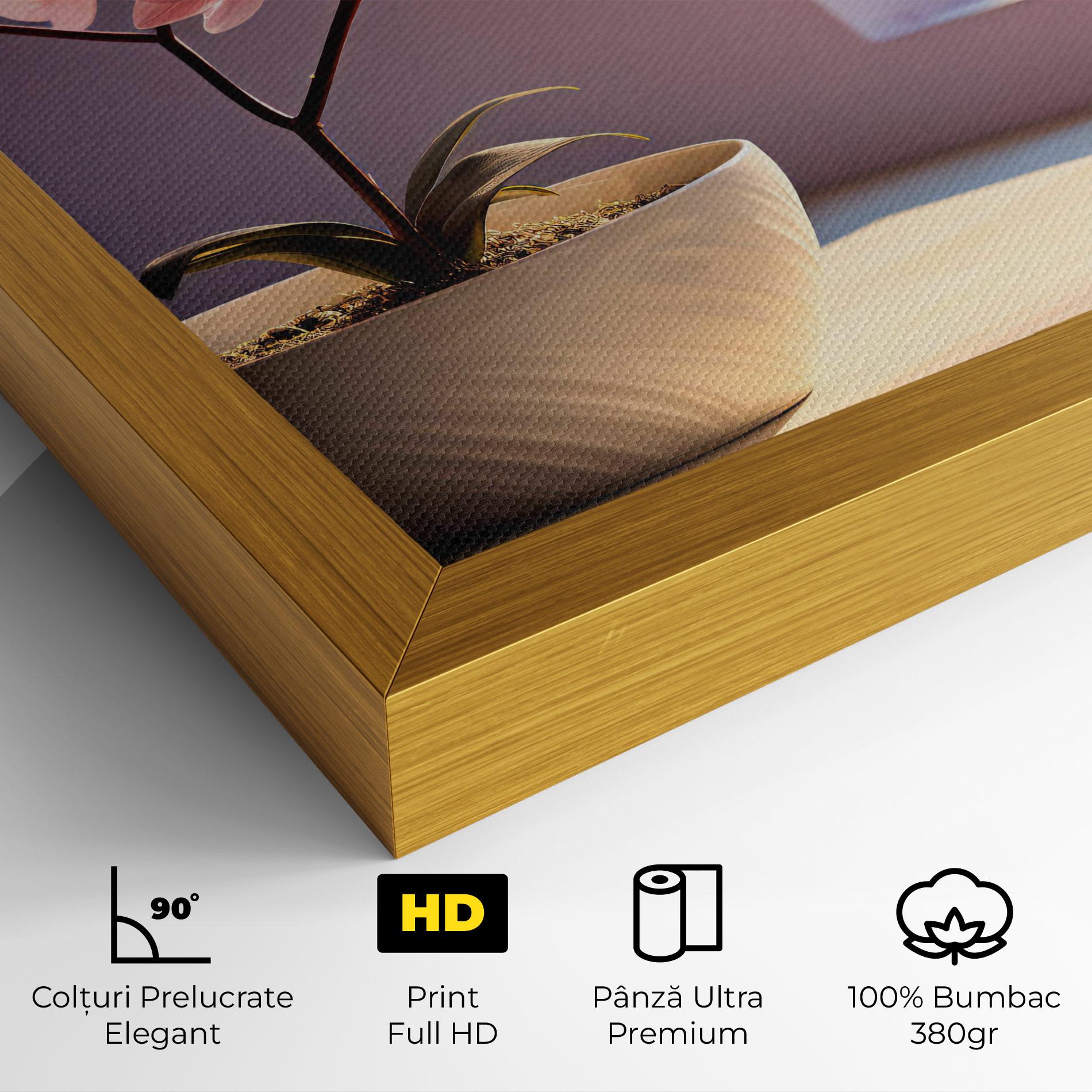 Tablou Canvas Window Vase mockup 4