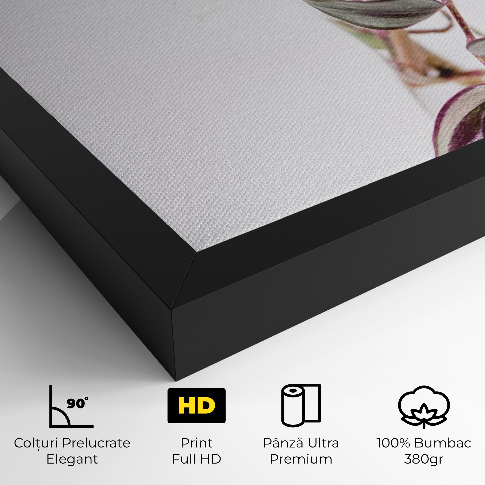 Tablou Canvas Pretty Leaf Vase mockup 4