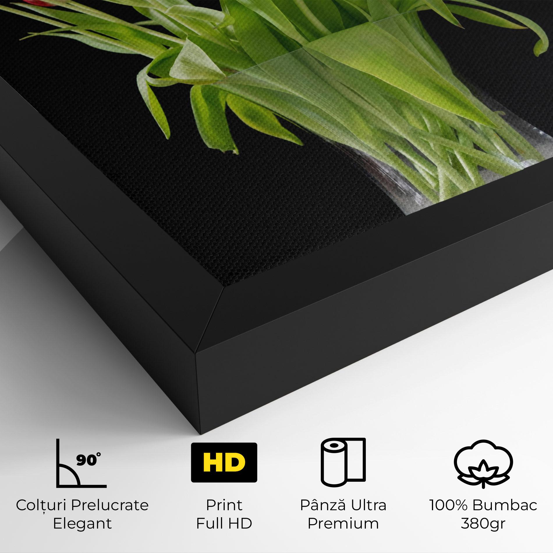 Tablou Canvas Tiny Tulips Vase mockup 4