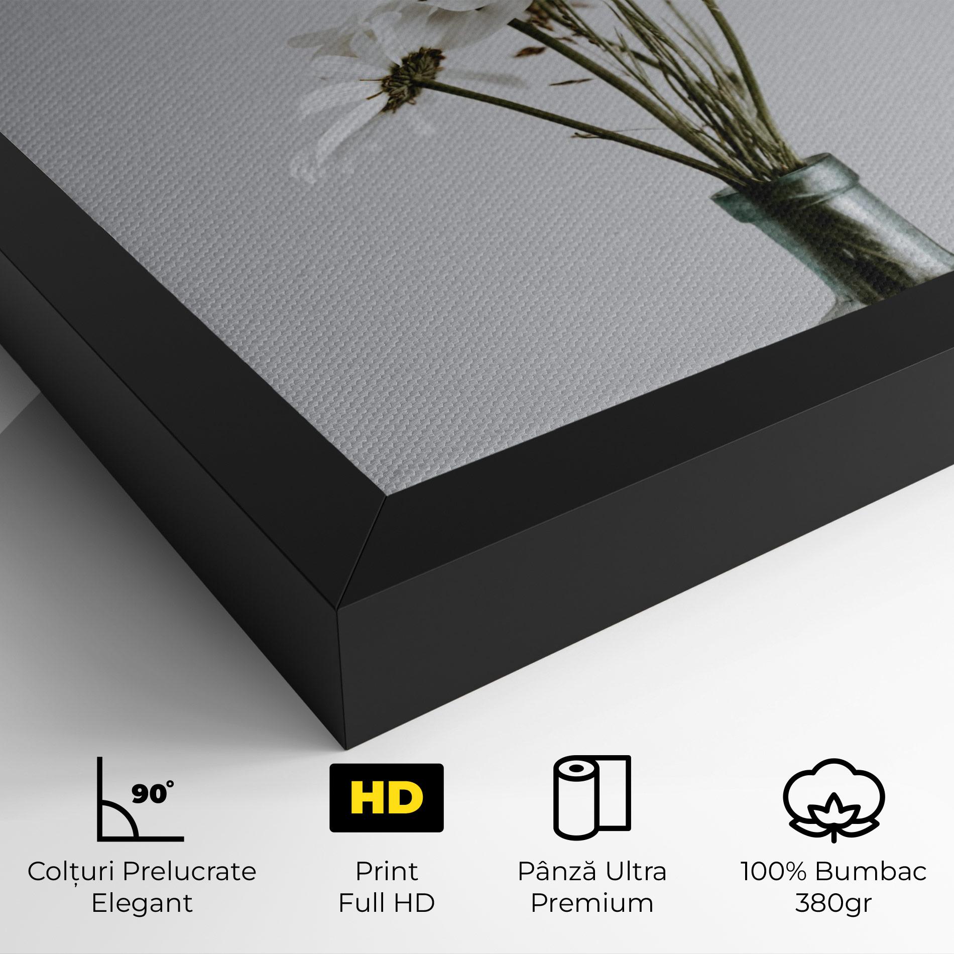 Tablou Canvas White Flower Vase mockup 4