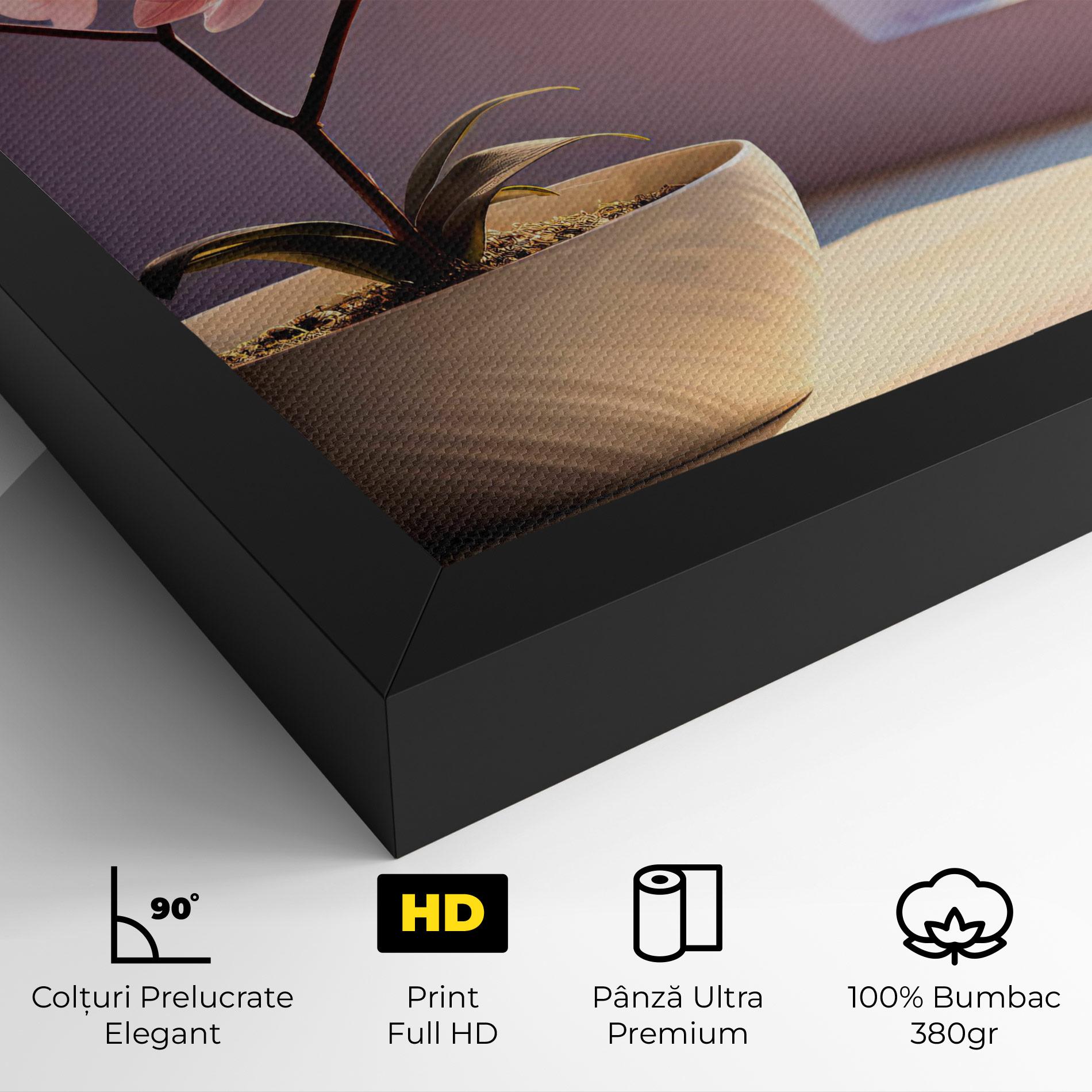 Tablou Canvas Window Vase mockup 4