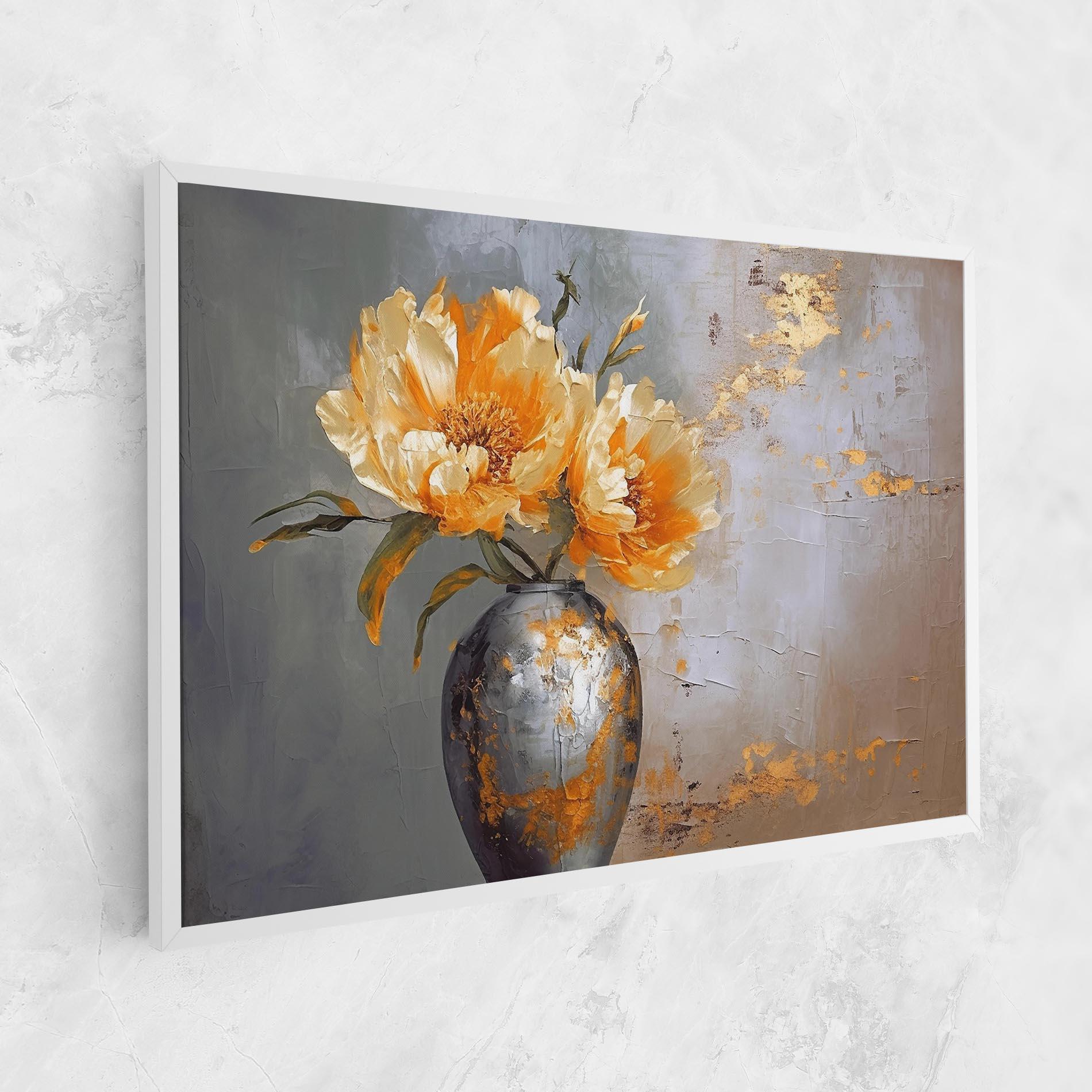 Tablou Canvas Grey Painting Vase mockup 1